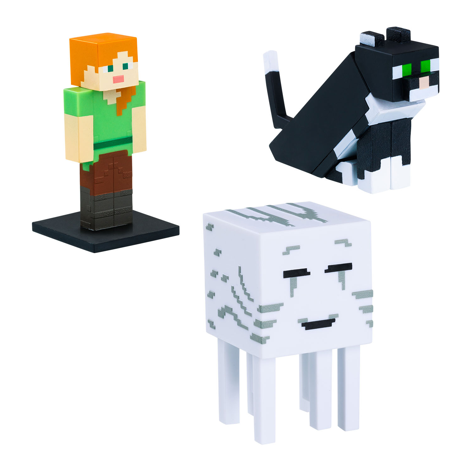 Minecraft 3D Toppeez 3'lü Figür Seti MC2220 Model 1