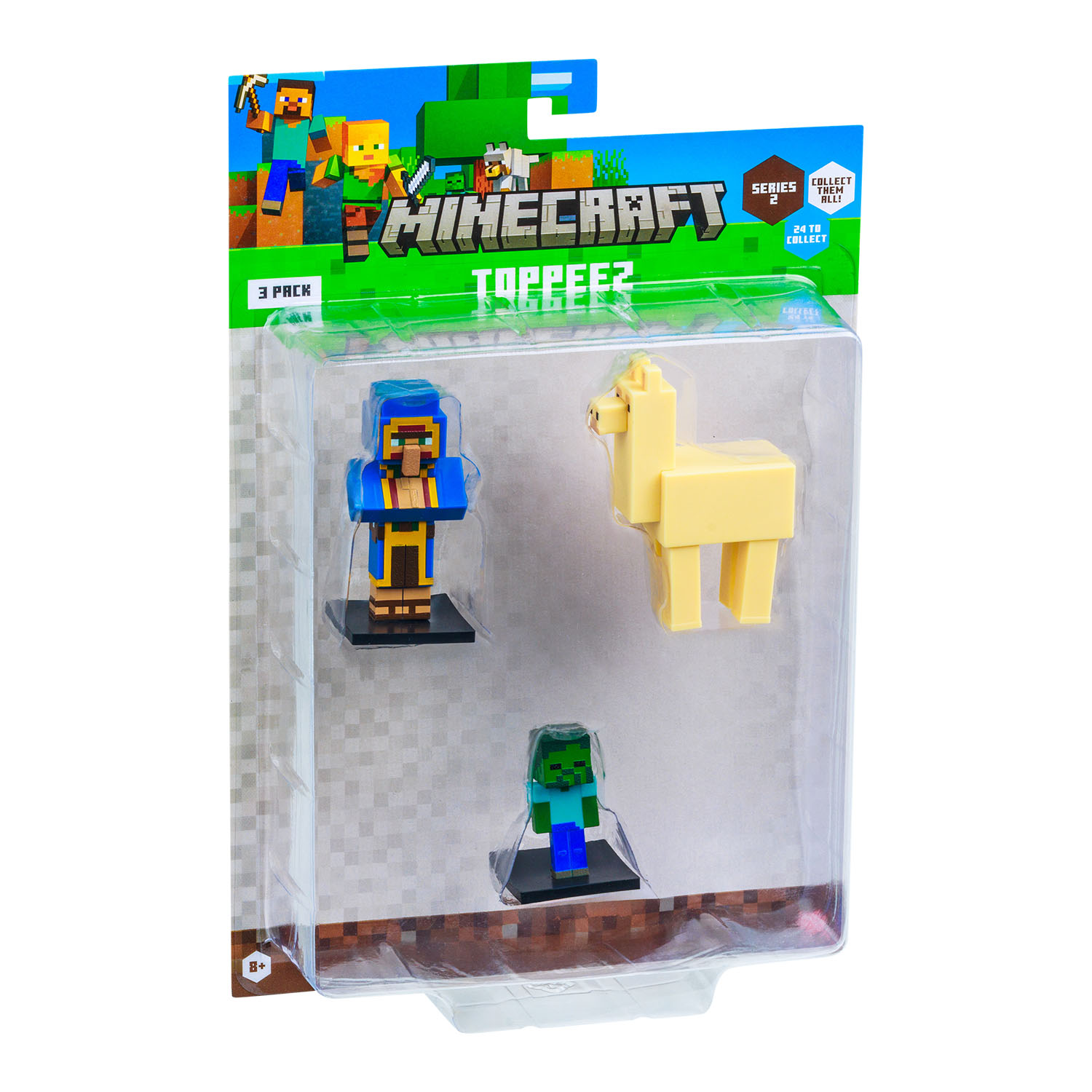 Minecraft 3D Toppeez 3'lü Figür Seti MC2220 Model 2