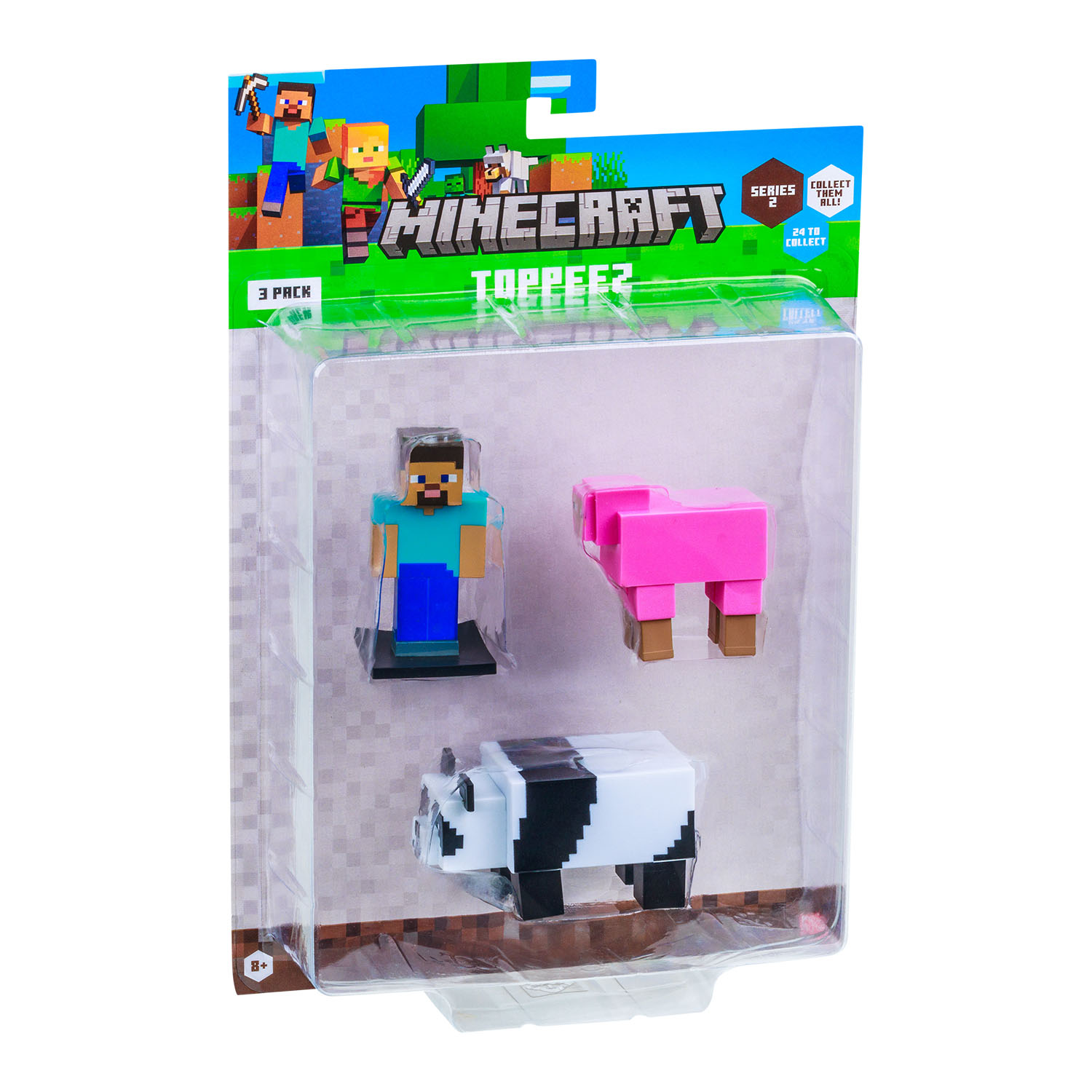 Minecraft 3D Toppeez 3'lü Figür Seti MC2220 Model 3