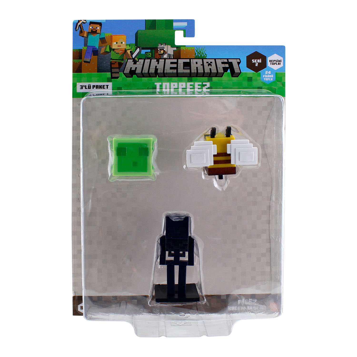 Minecraft 3D Toppeez 3'lü Figür Seti MC2220 Model 4