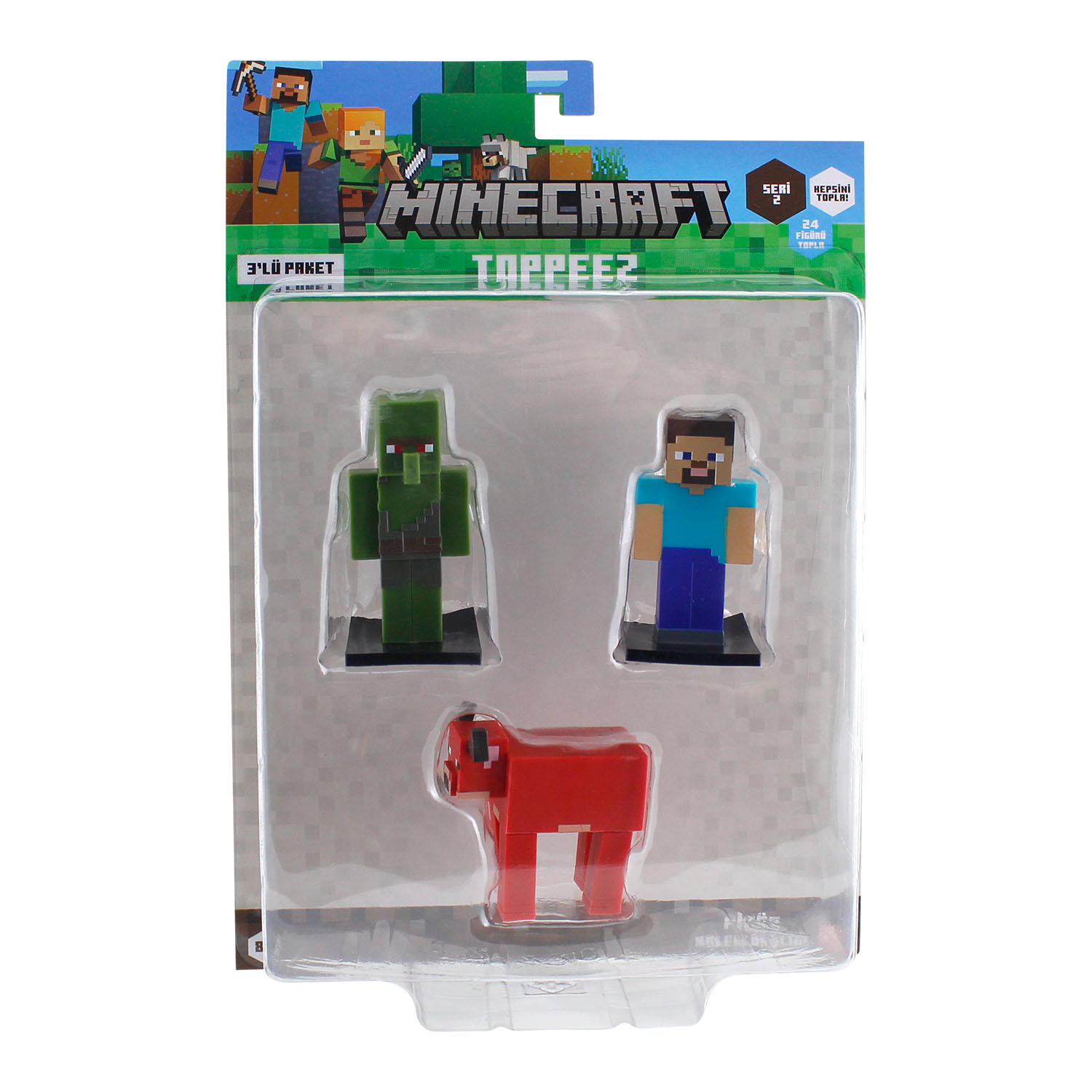 Minecraft 3D Toppeez 3'lü Figür Seti MC2220 Model 5