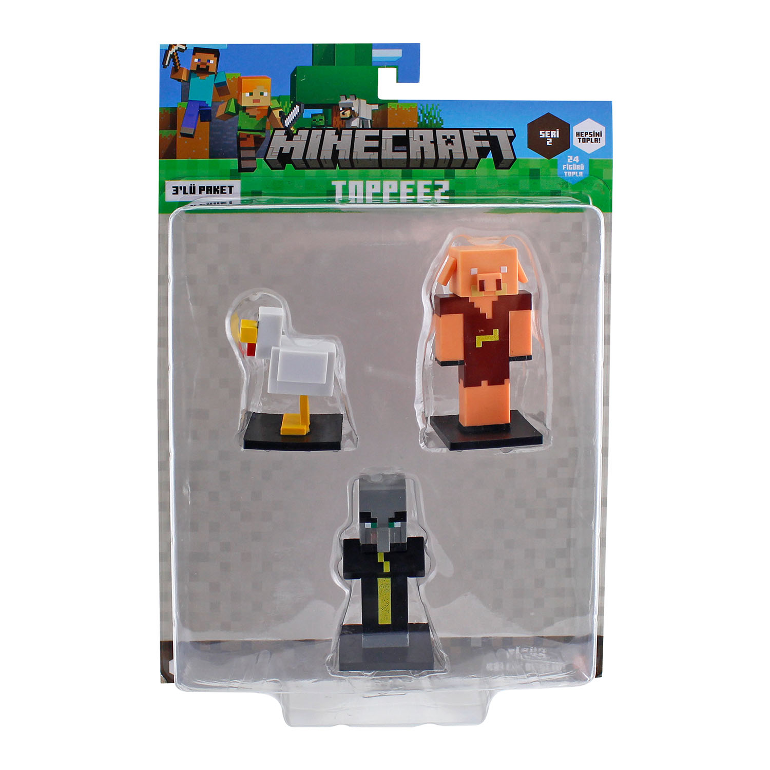 Minecraft 3D Toppeez 3'lü Figür Seti MC2220 Model 7