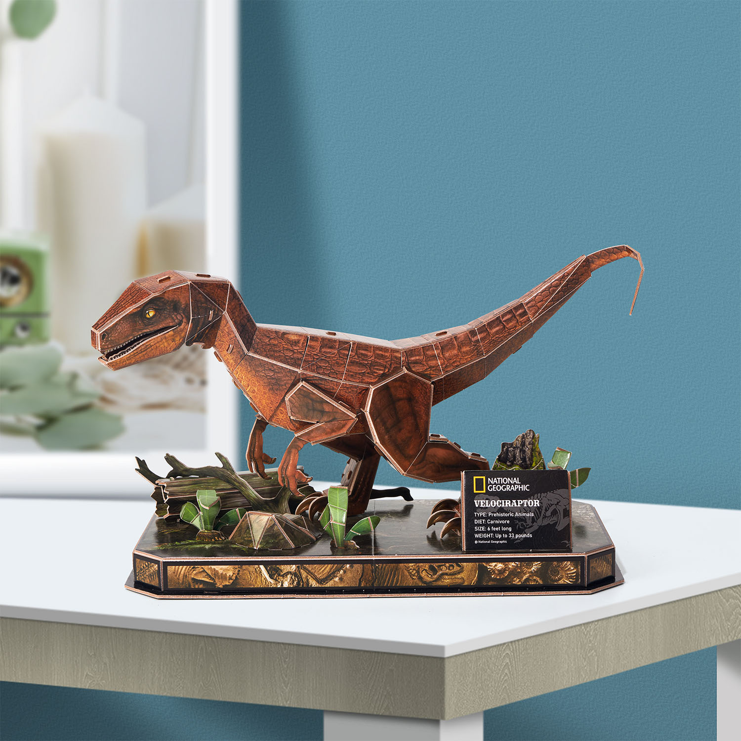 National Geographic - Velociraptor 3D Puzzle DS1053h