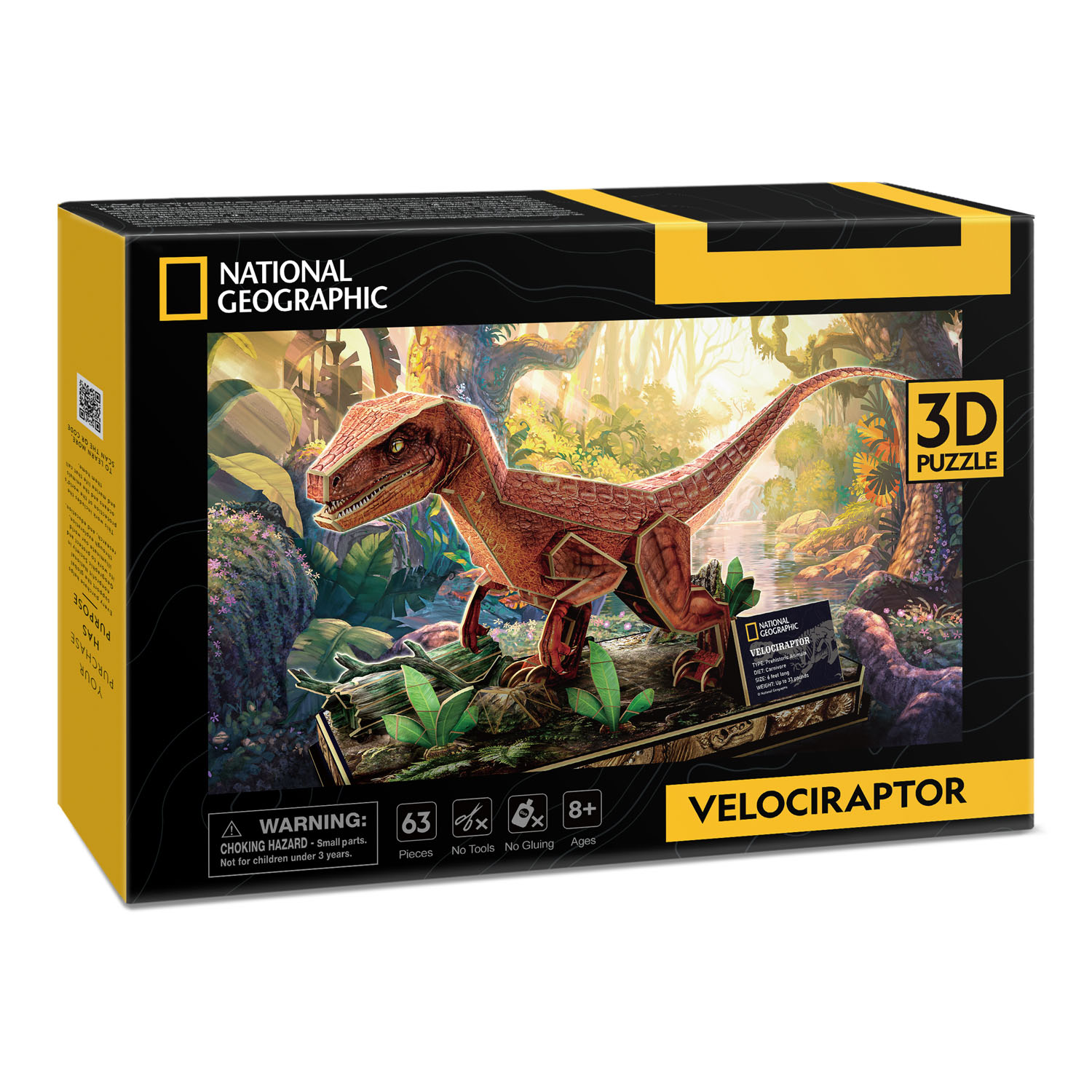 National Geographic - Velociraptor 3D Puzzle DS1053h