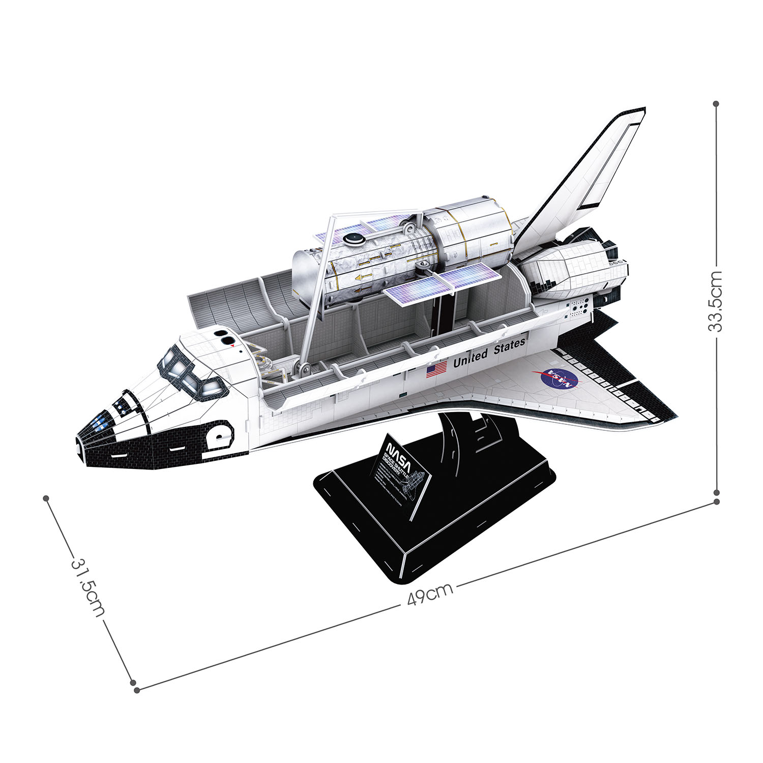 NASA - Discovery Uzay Mekiği 3D Puzzle DS1057h
