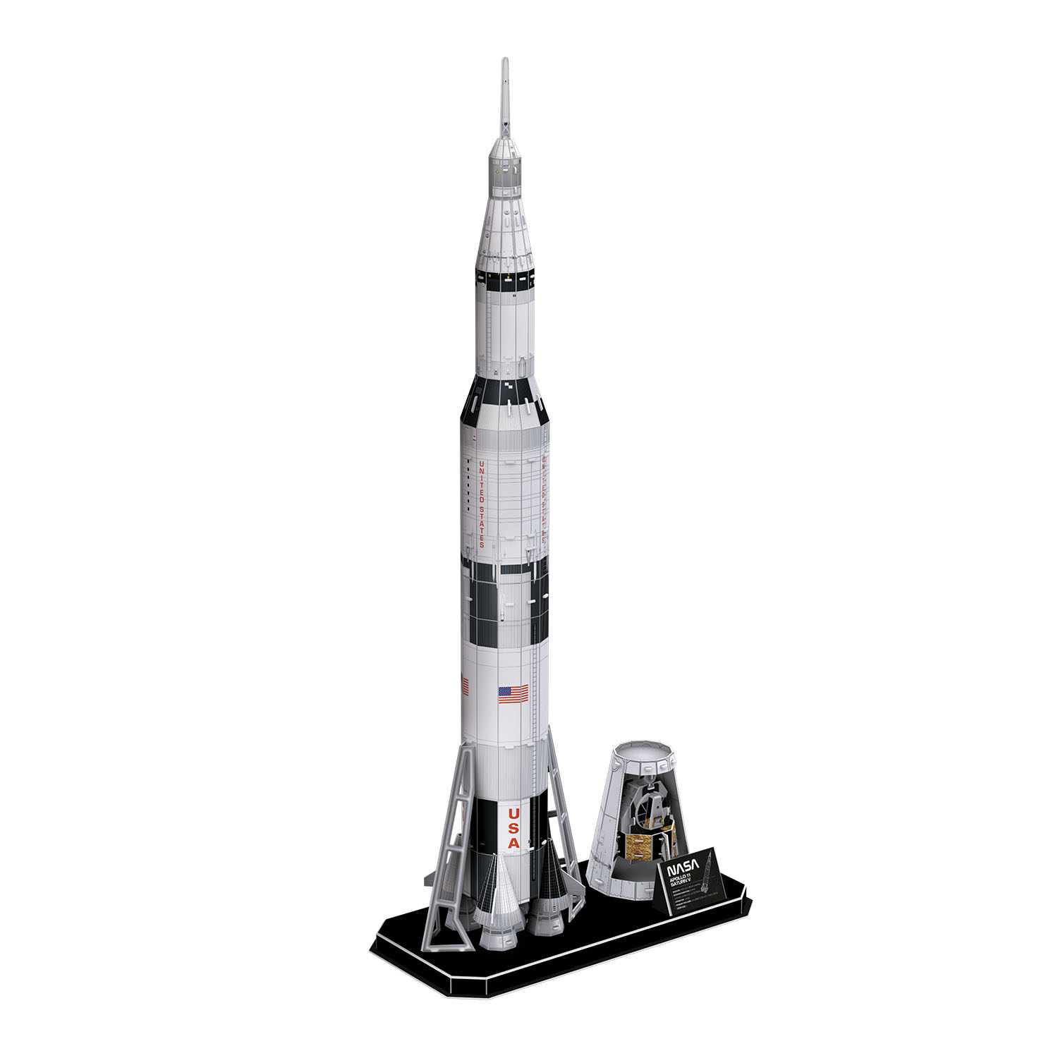 NASA - Apollo Saturn V Roket 3D Puzzle DS1059h