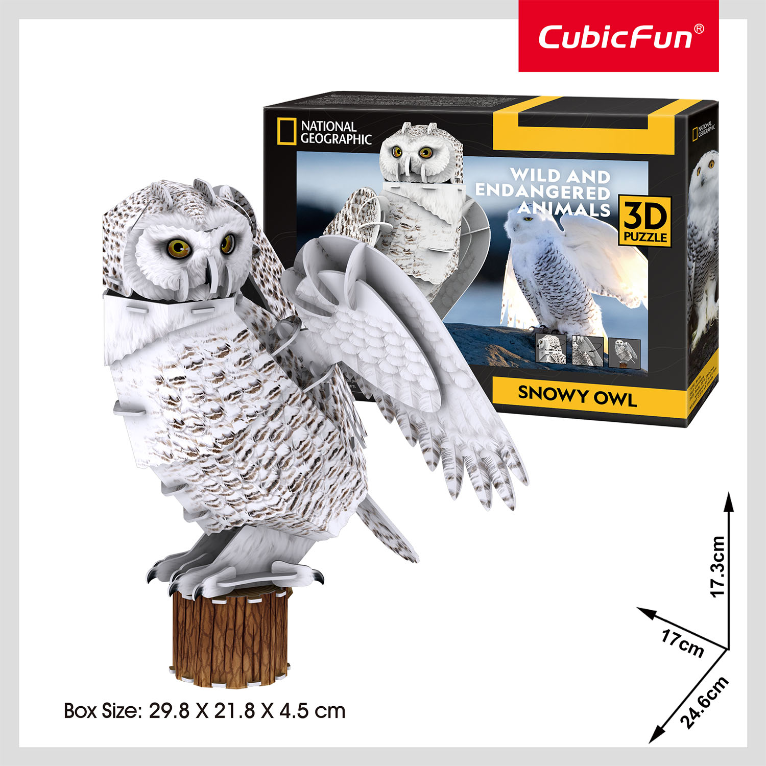 National Geographic - Kar Baykuşu 3D Puzzle DS1079h