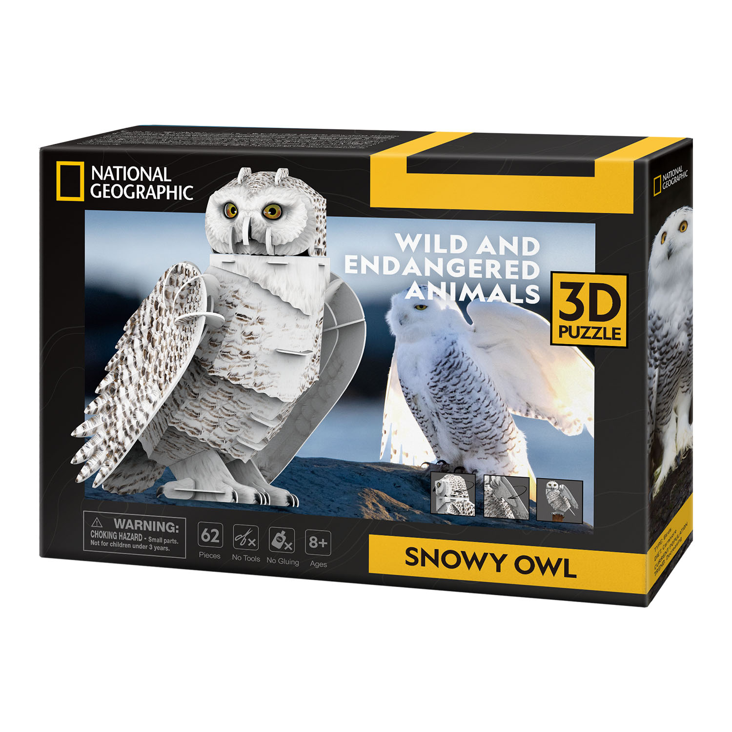 National Geographic - Kar Baykuşu 3D Puzzle DS1079h