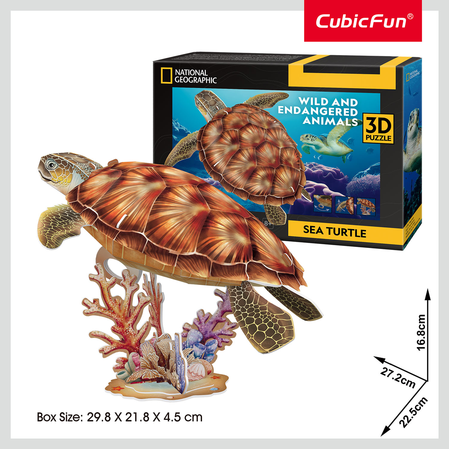 National Geographic - Deniz Kaplumbağası 3D Puzzle DS1080h