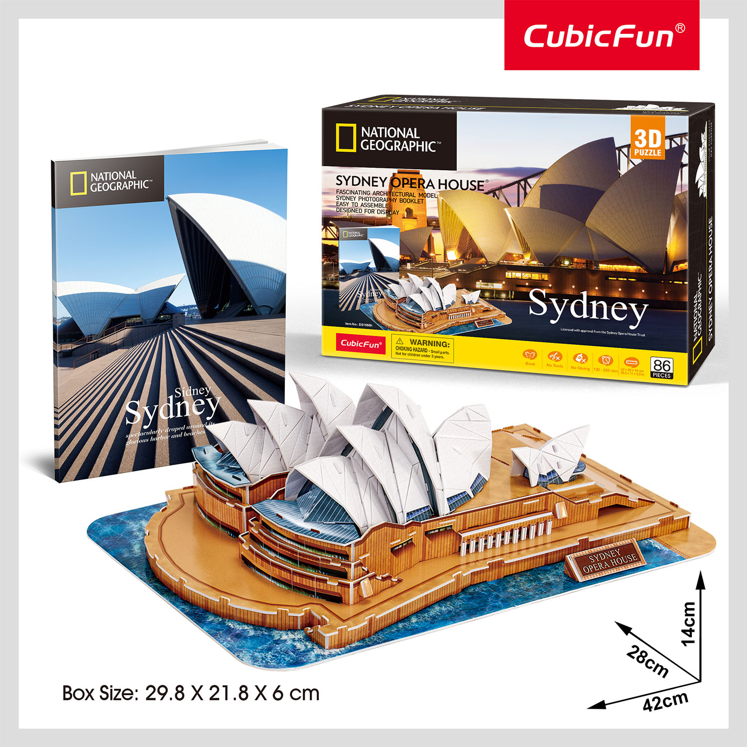 National Geographic - Sydney Opera Binası 3D Puzzle DS1088h