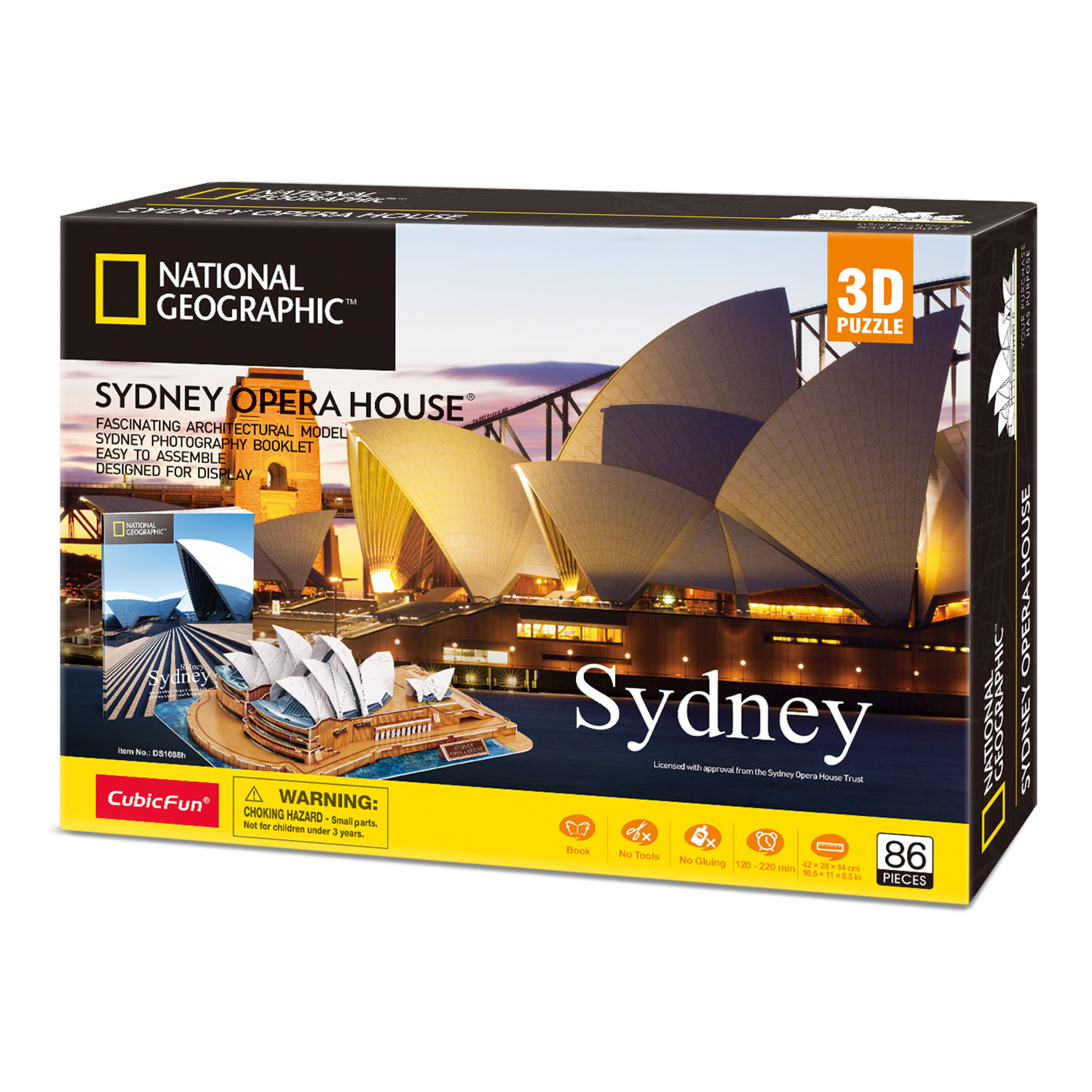 National Geographic - Sydney Opera Binası 3D Puzzle DS1088h
