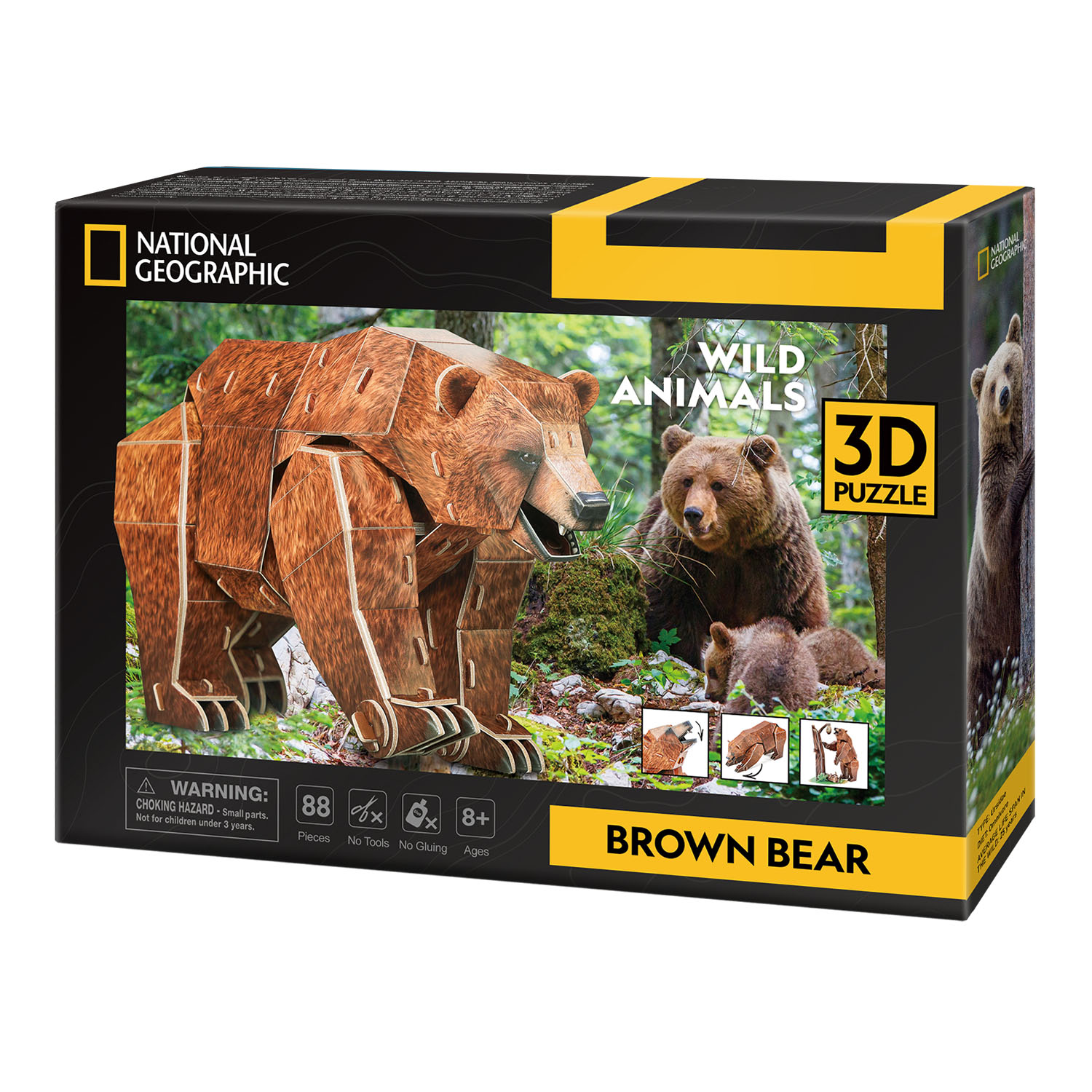 National Geographic - Boz Ayı 3D Puzzle DS1096h