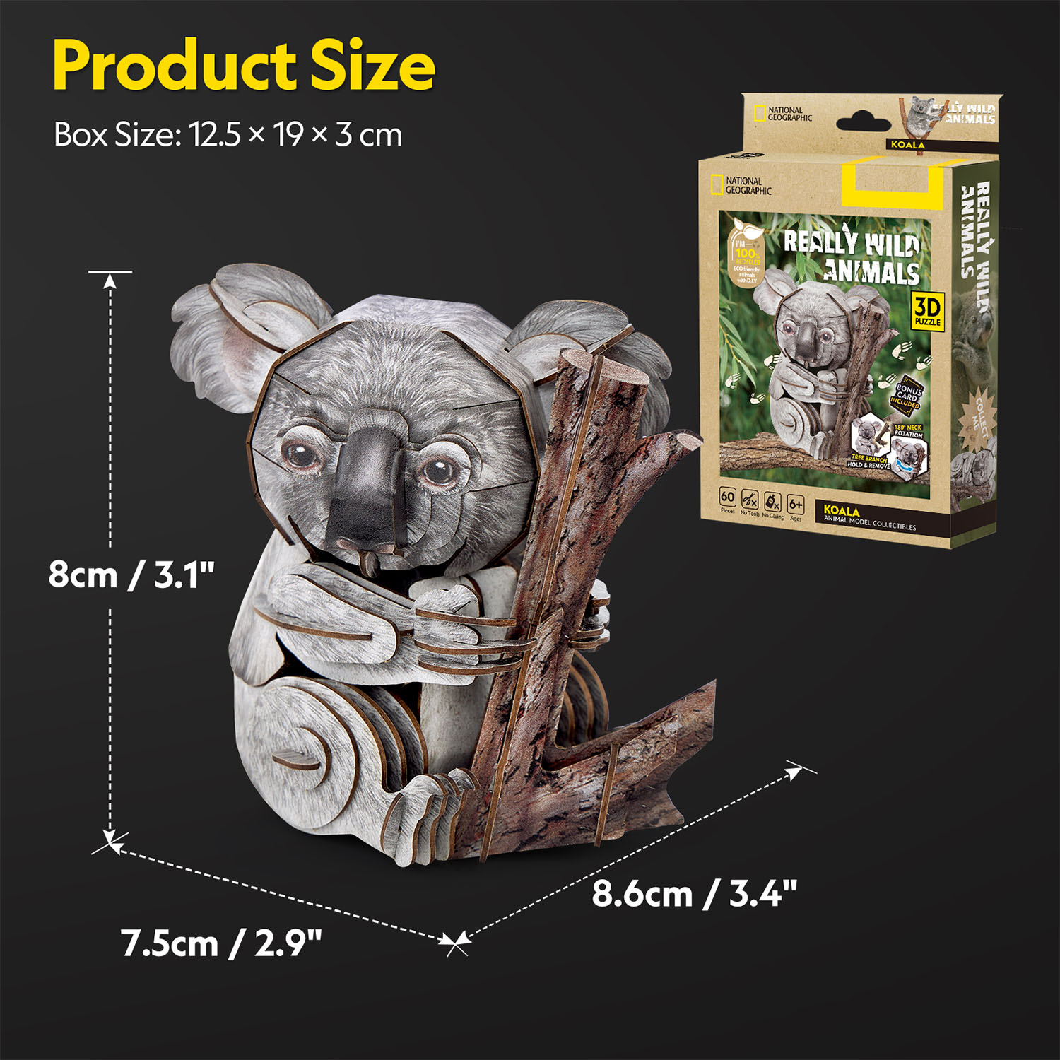 National Geographic - Koala 3D Puzzle DS1176h