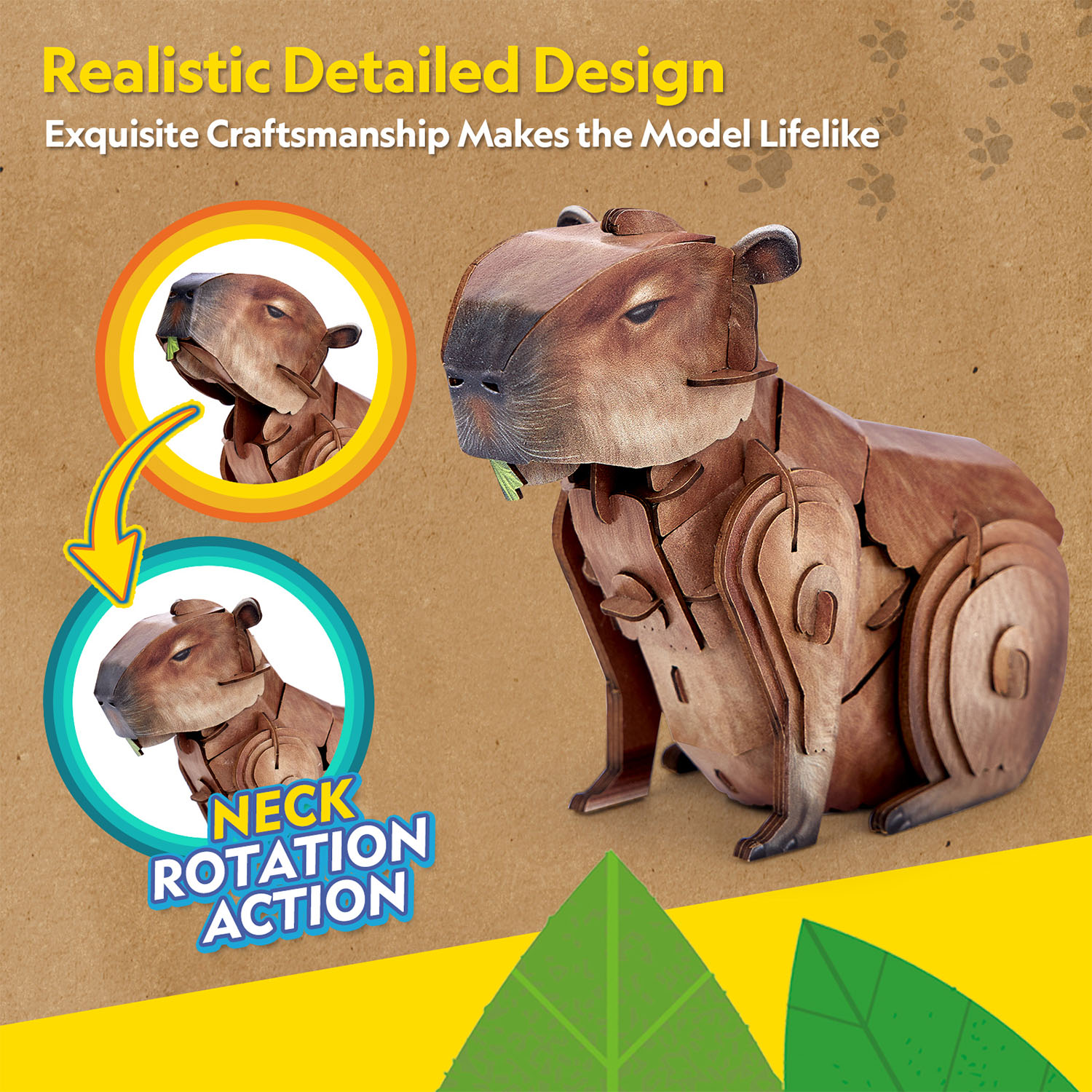 National Geographic - Kapibara 3D Puzzle DS1177h