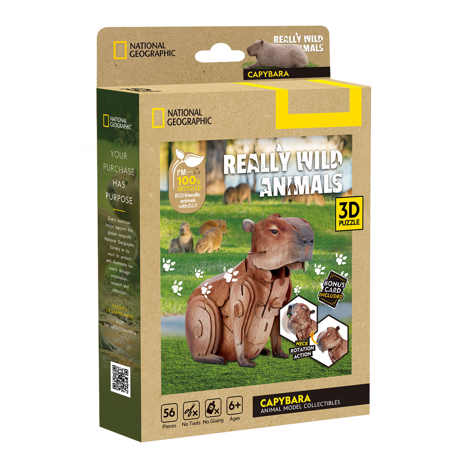 National Geographic - Kapibara 3D Puzzle DS1177h
