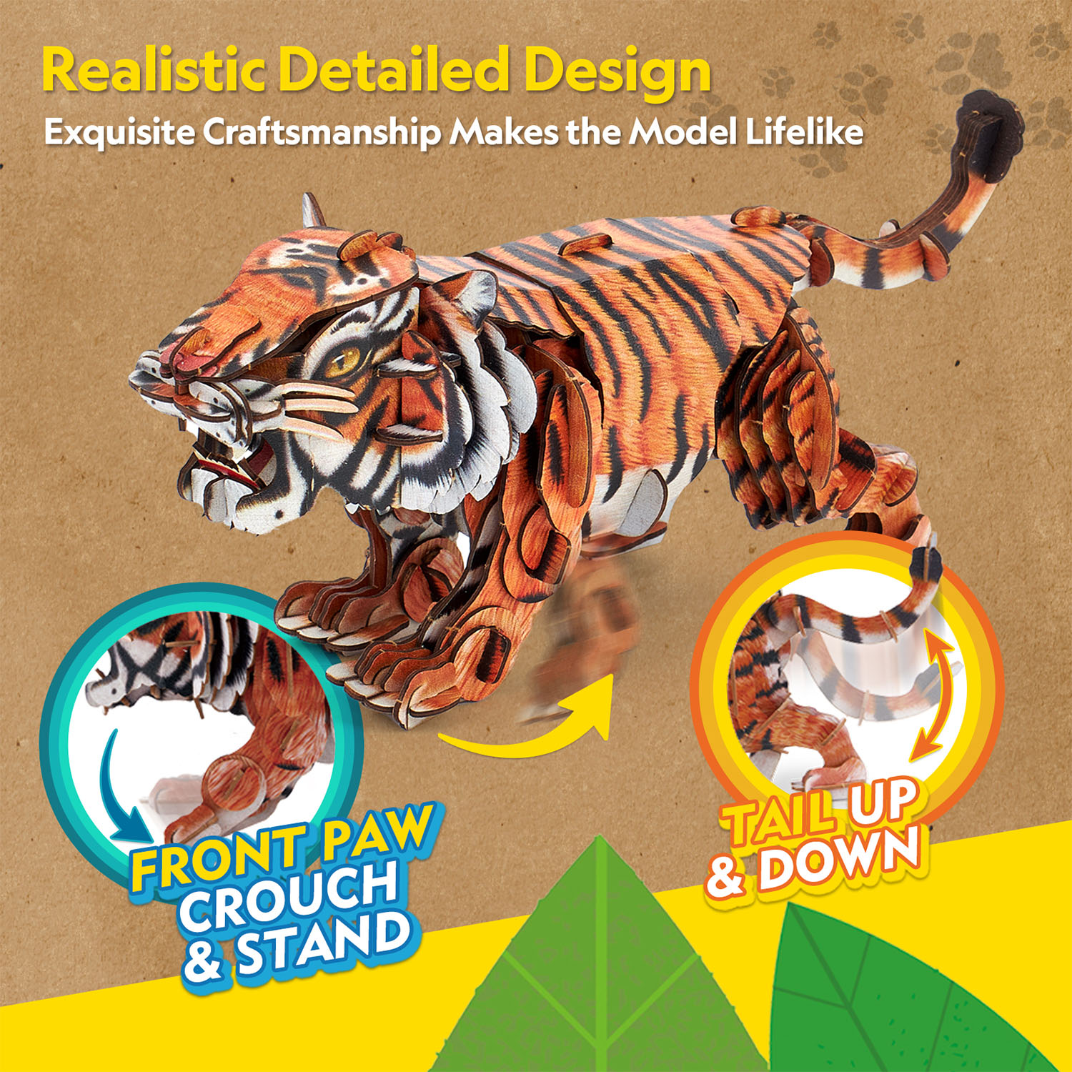 National Geographic - Sibirya Kaplanı 3D Puzzle DS1179h
