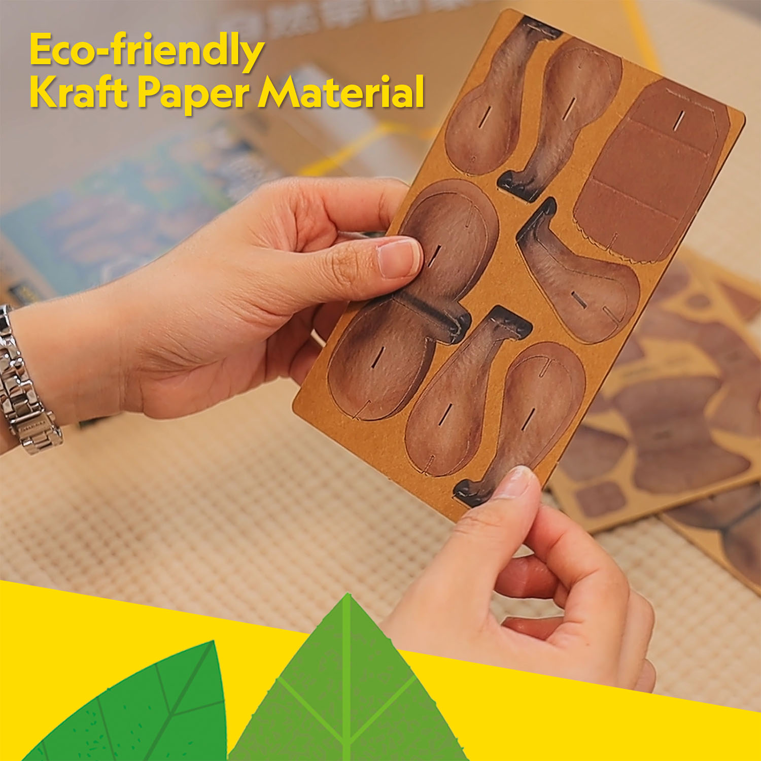 National Geographic - Gri Kurt 3D Puzzle DS1180h