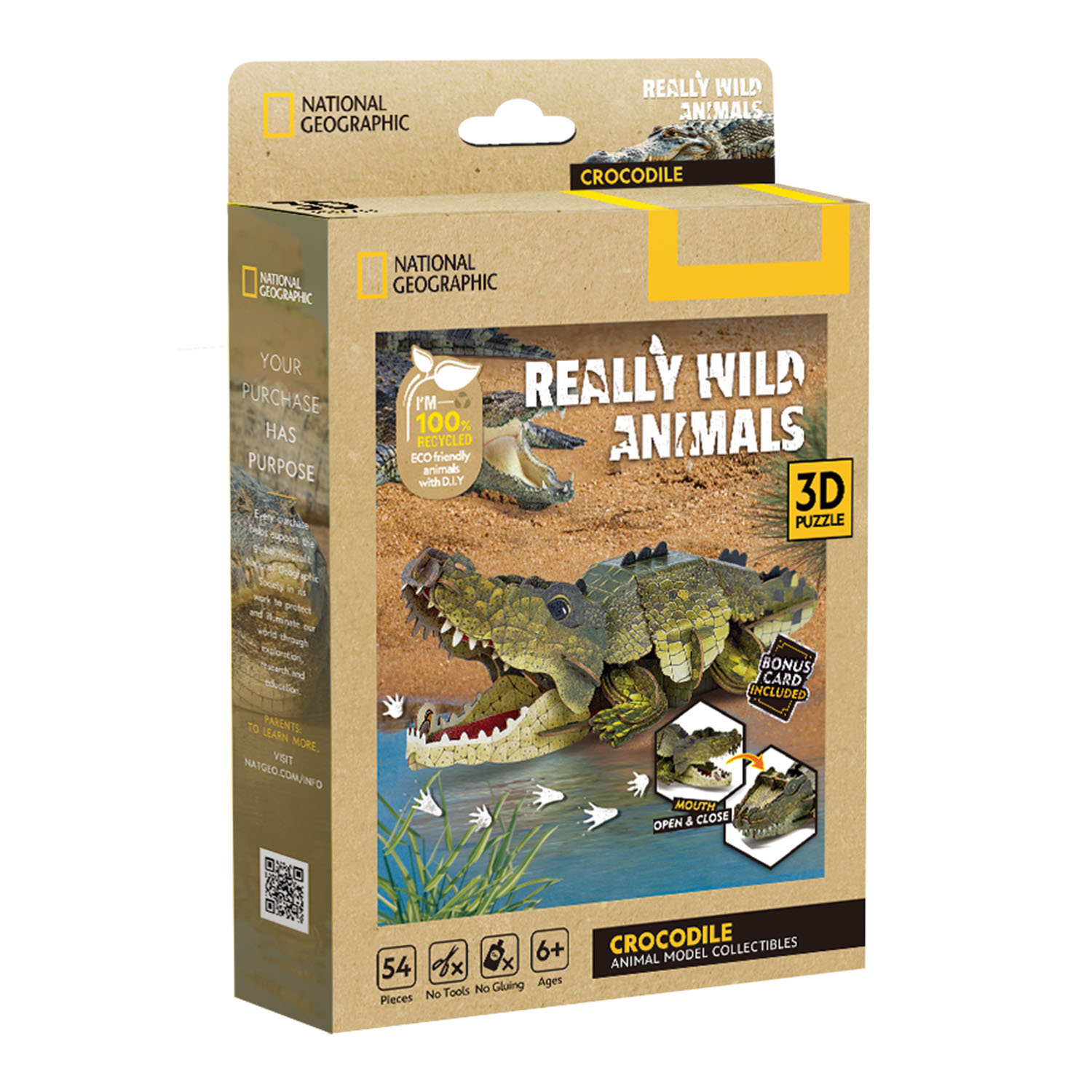National Geographic - Timsah 3D Puzzle DS1182h