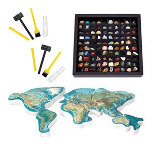 Dünyanın Kayaları ve Mineralleri Araştırma Seti 3D Puzzle G0801