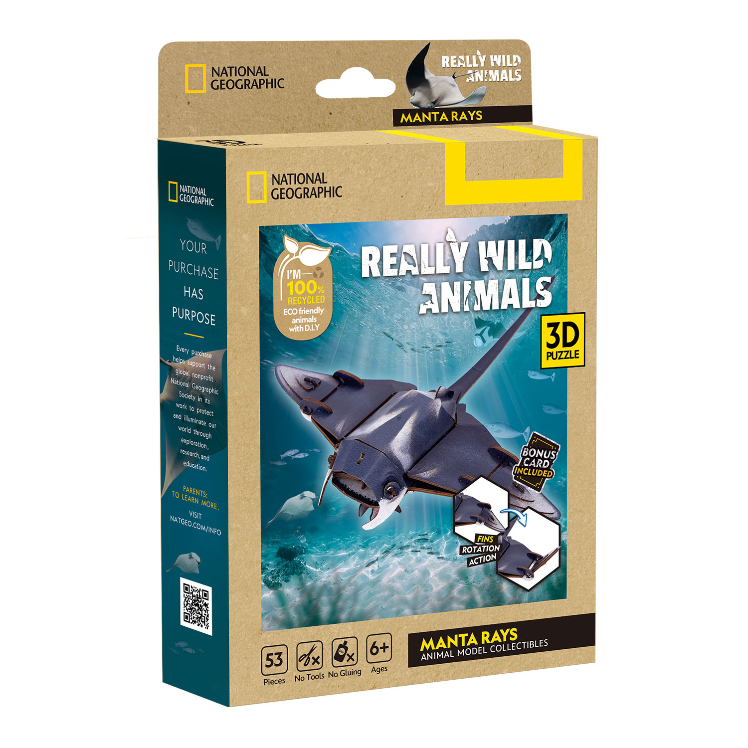 National Geographic - Manta Vatozu 3D Puzzle DS1178h