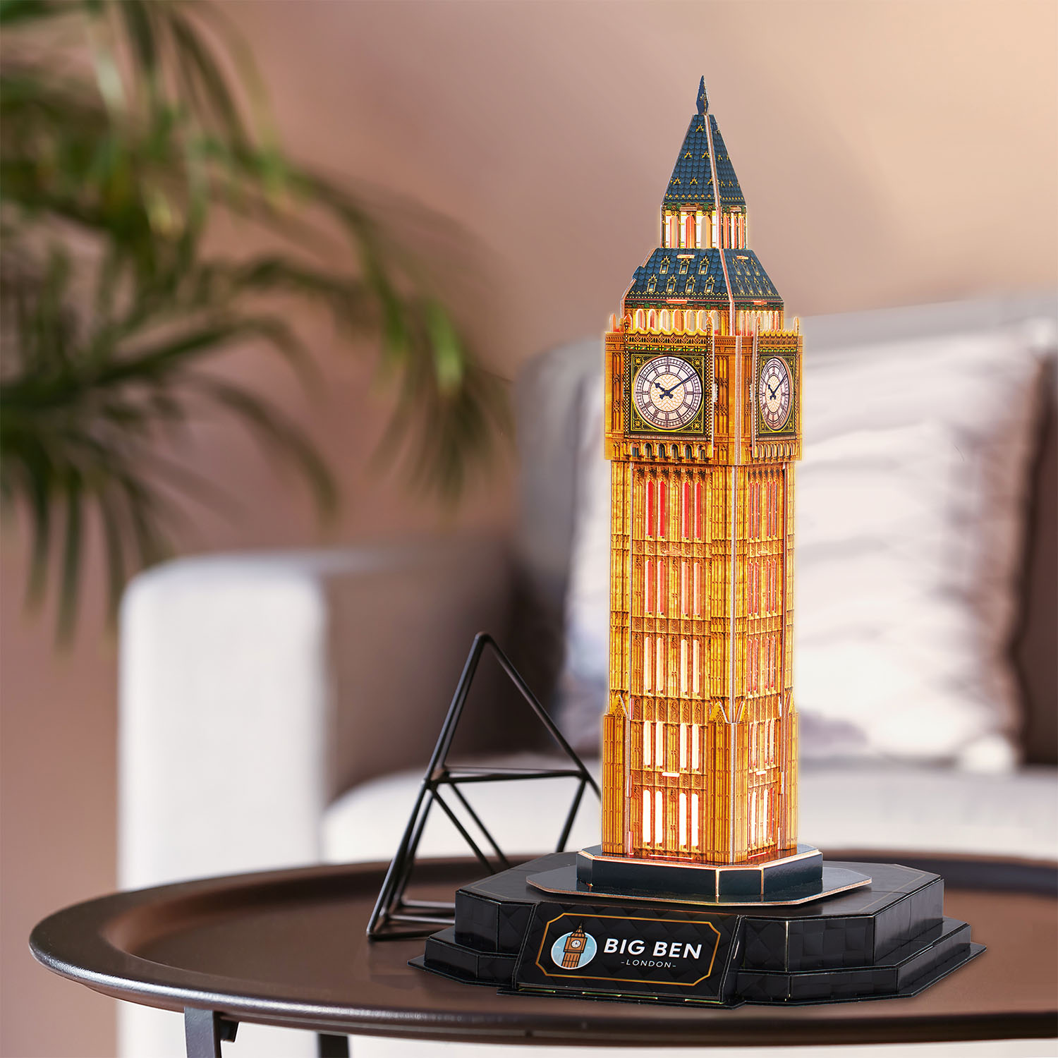 BIG BEN 3D Puzzle (Led Işıklı) L537h