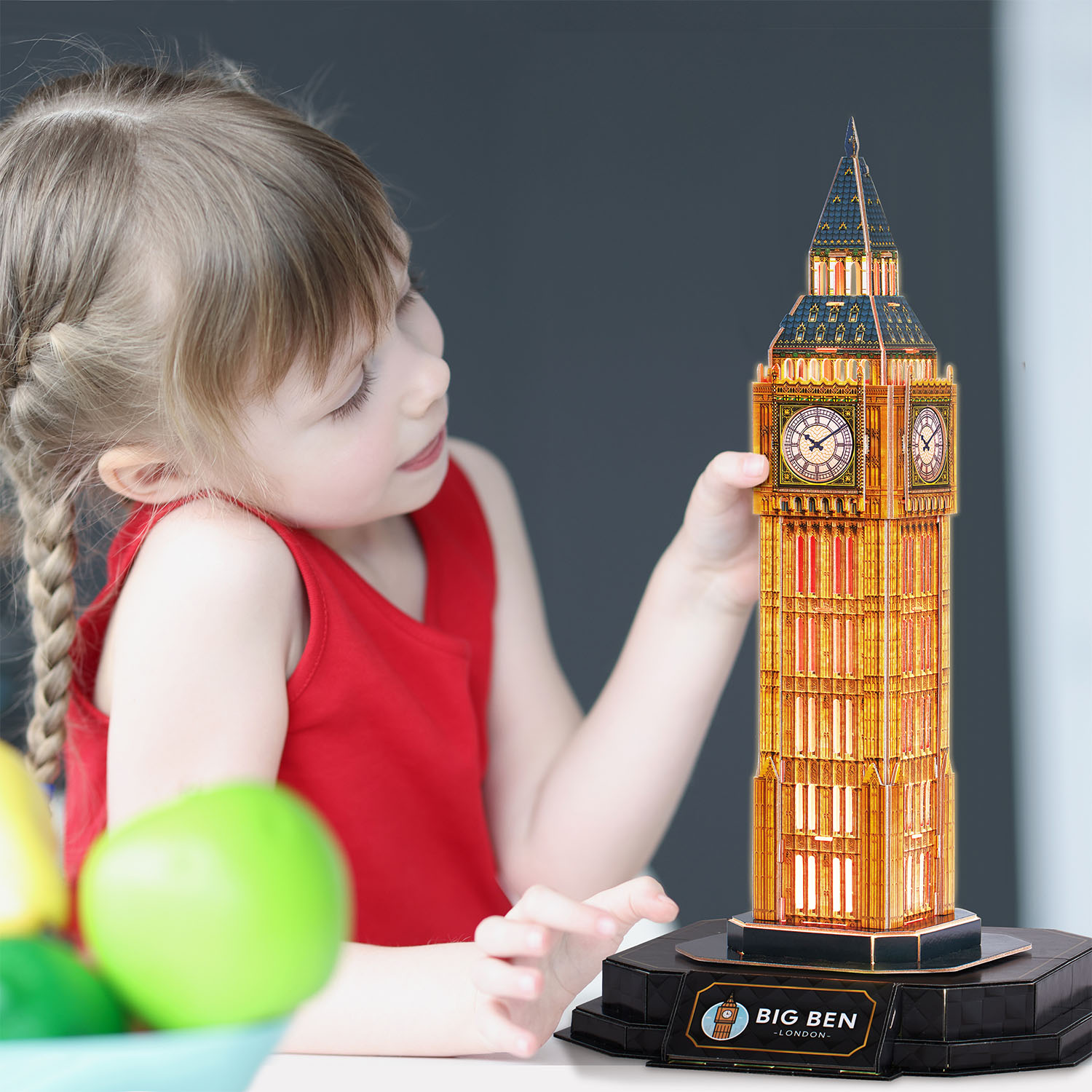 BIG BEN 3D Puzzle (Led Işıklı) L537h