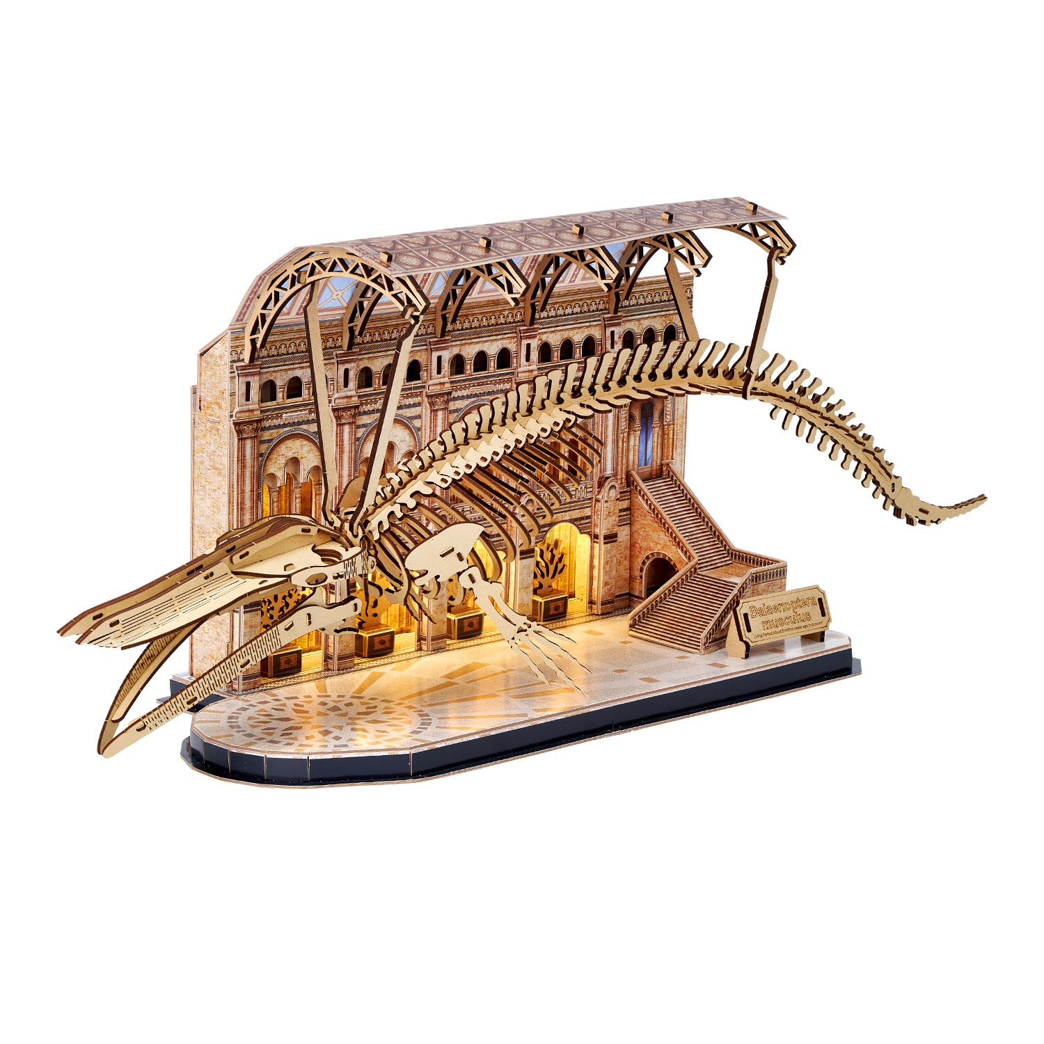 Natural Museum - Mavi Balina 3D Puzzle (Led Işıklı) L545h