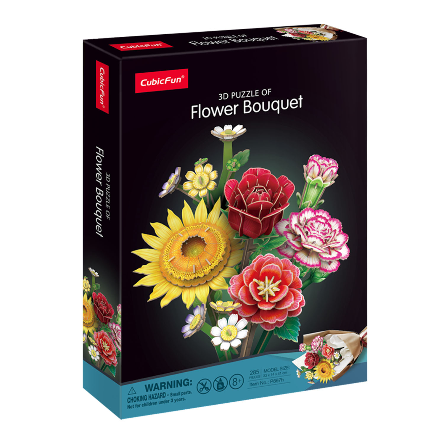 Büyük Aranjman Buketi 3D Puzzle P867h