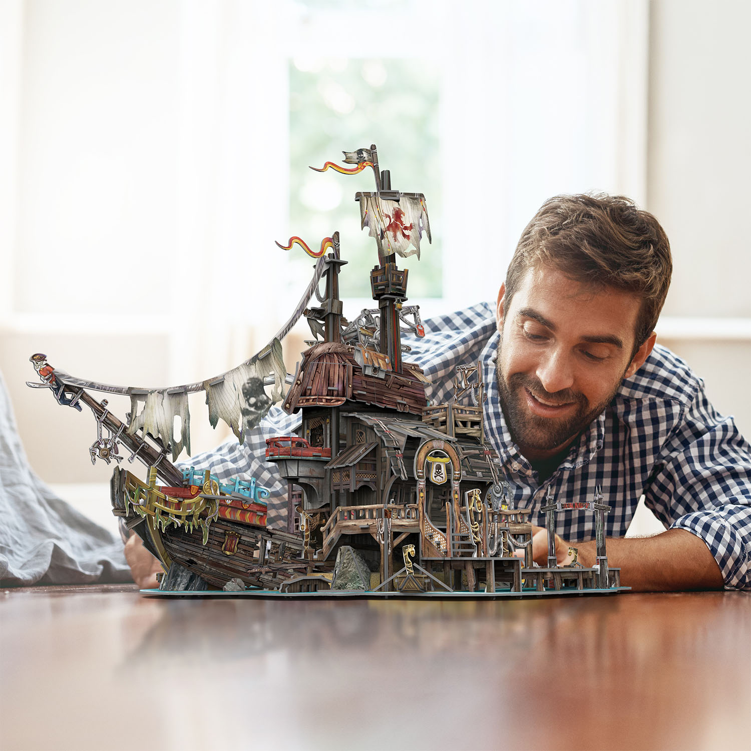 Tortuga Korsan Koyu 3D Puzzle T4039h