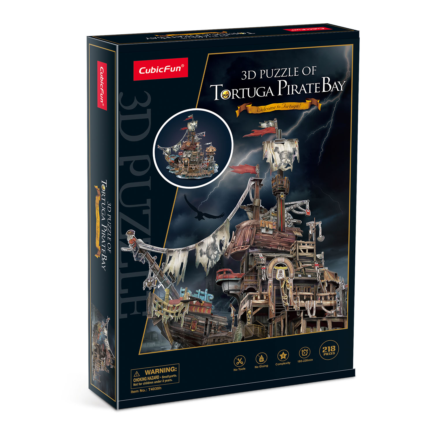 Tortuga Korsan Koyu 3D Puzzle T4039h