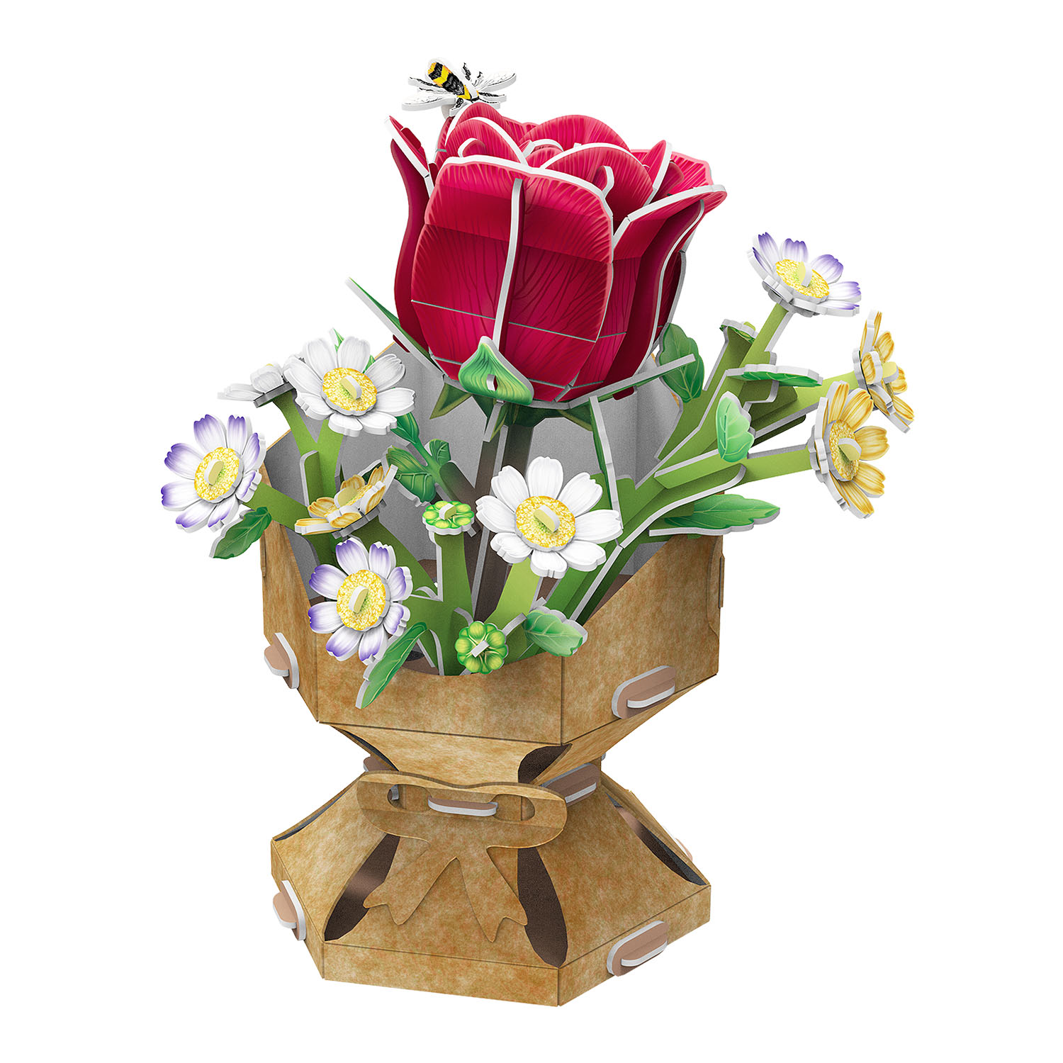 Gül Buketi 3D Puzzle W3301h
