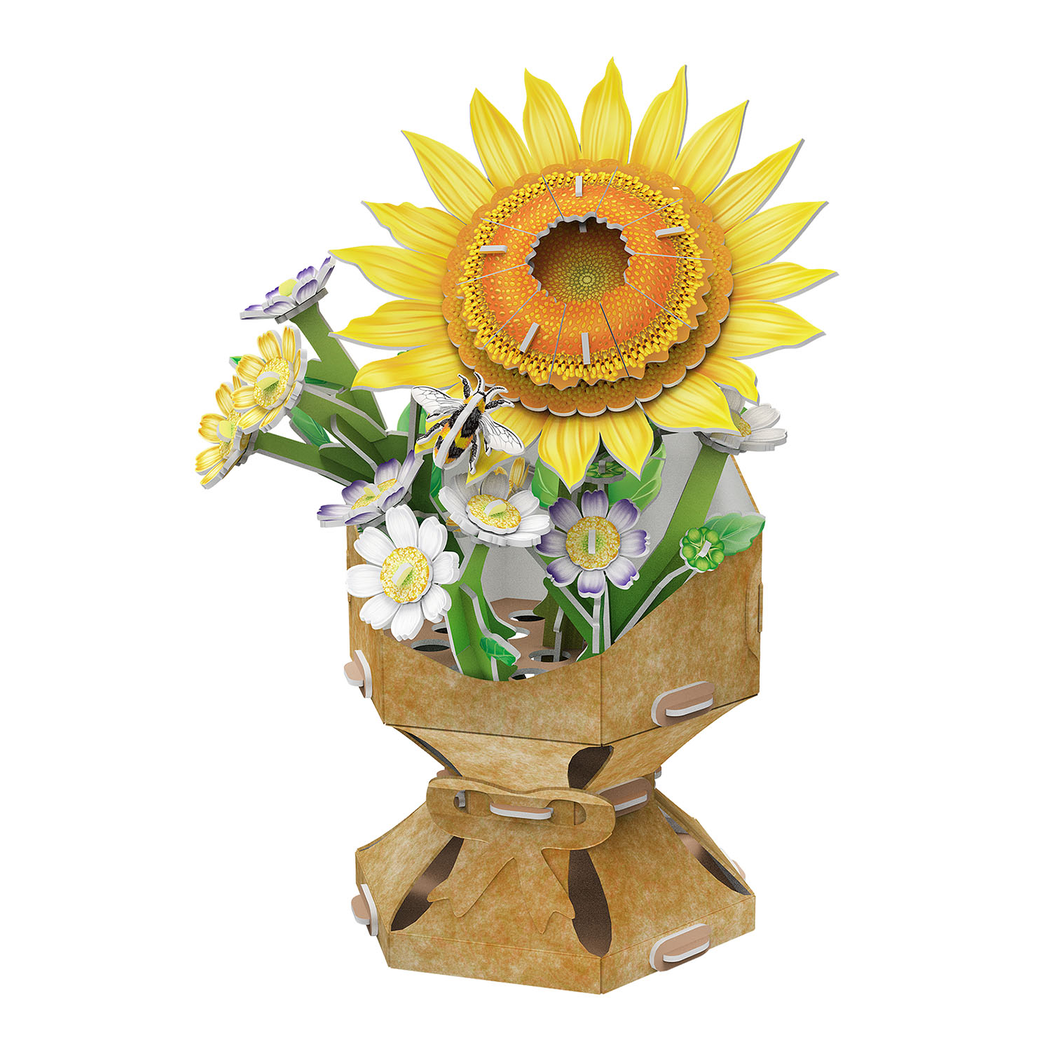 Ayçiçeği Buketi 3D Puzzle W3303h