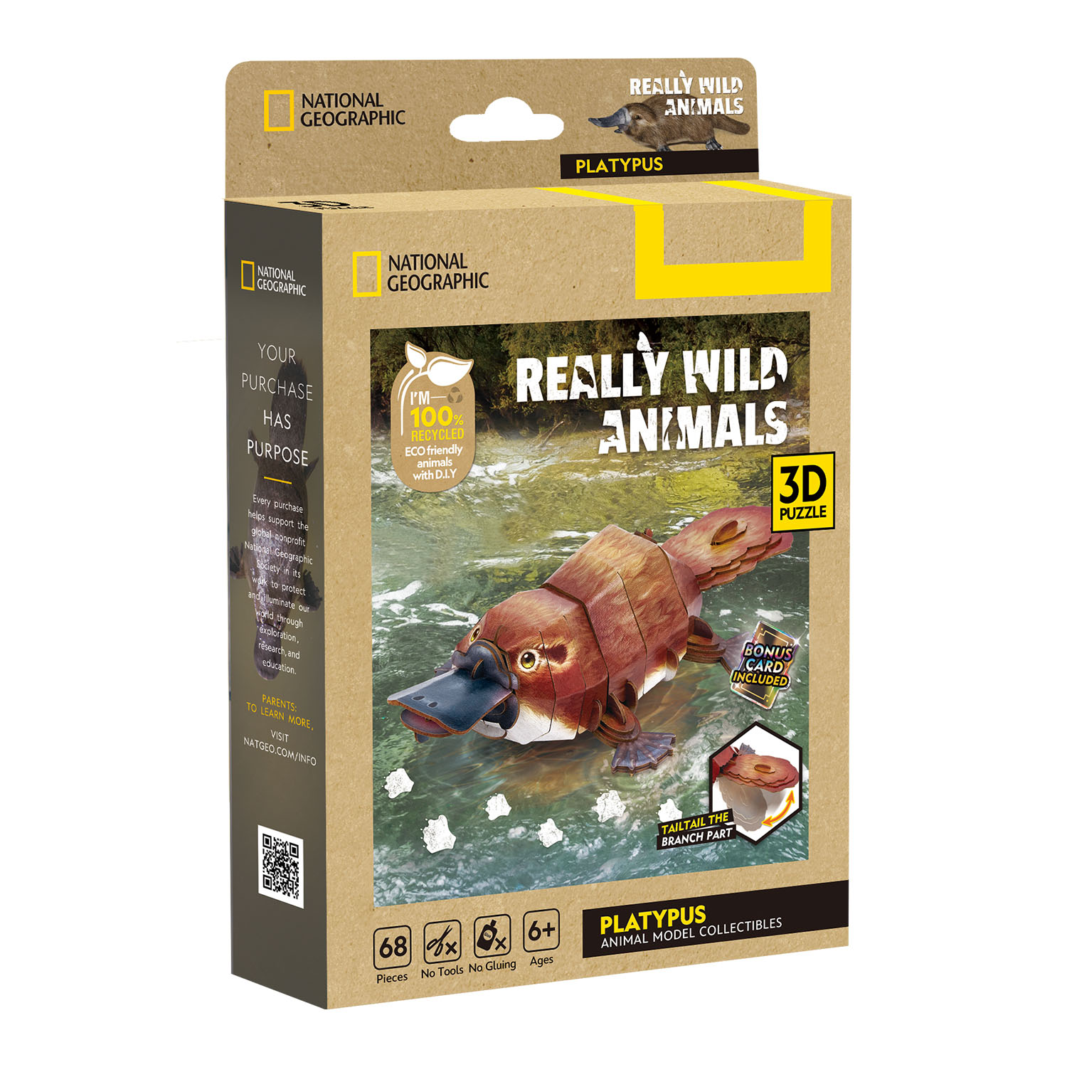 National Geographic - Ornitorenk 3D Puzzle DS1184h