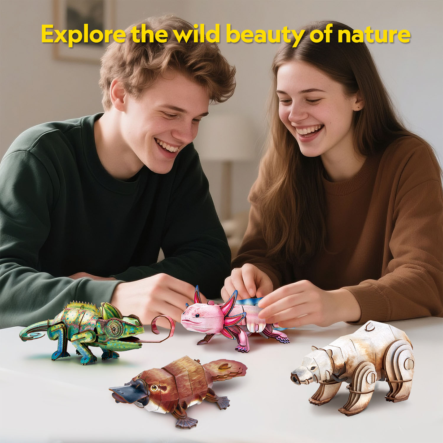National Geographic - Axolotl 3D Puzzle DS1185h