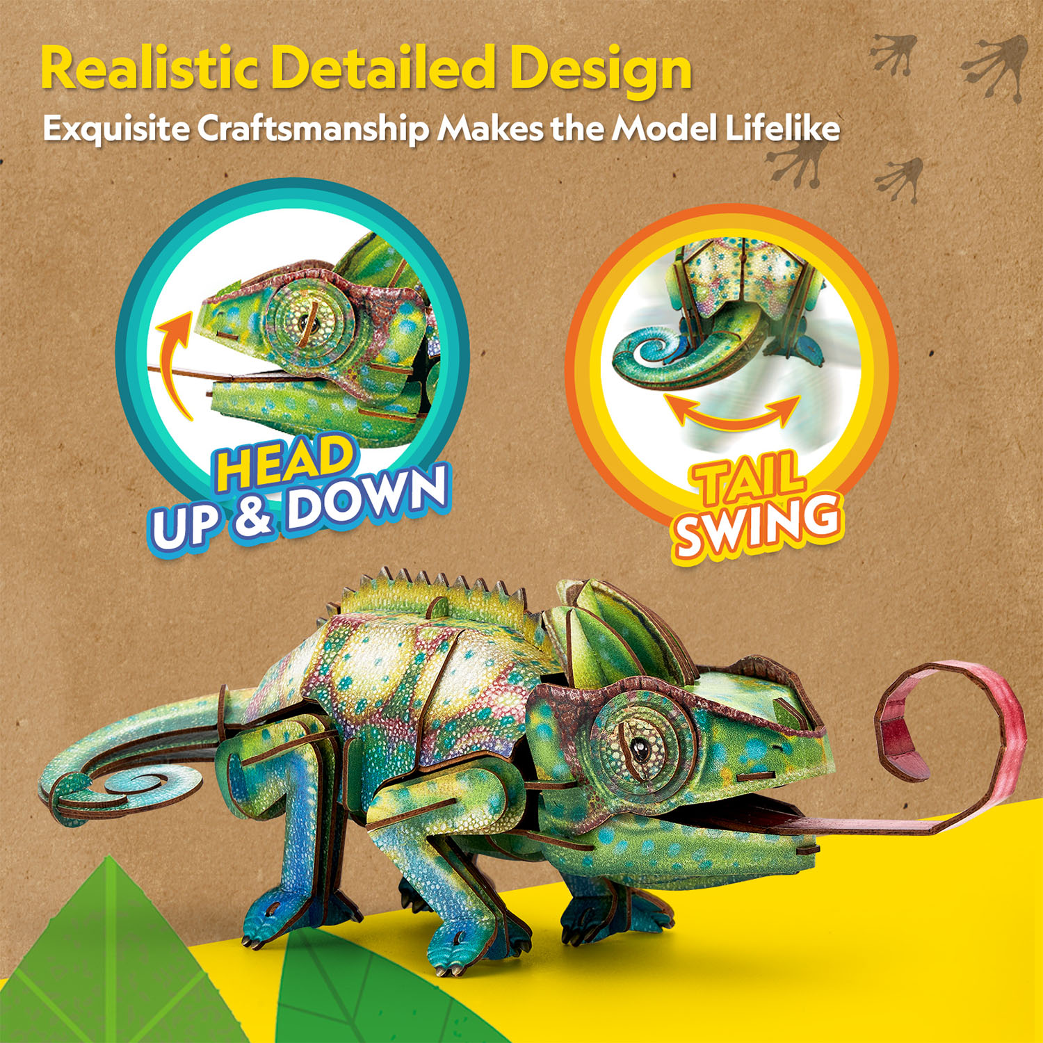 National Geographic - Bukalemun 3D Puzzle DS1186h