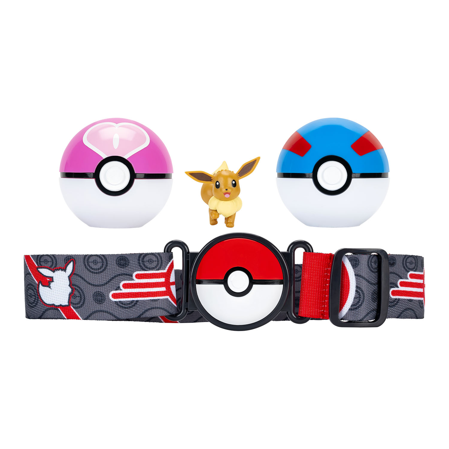 Pokemon Clip 'N' Go Poke Ball Kemer ve Figür Seti PKW4167