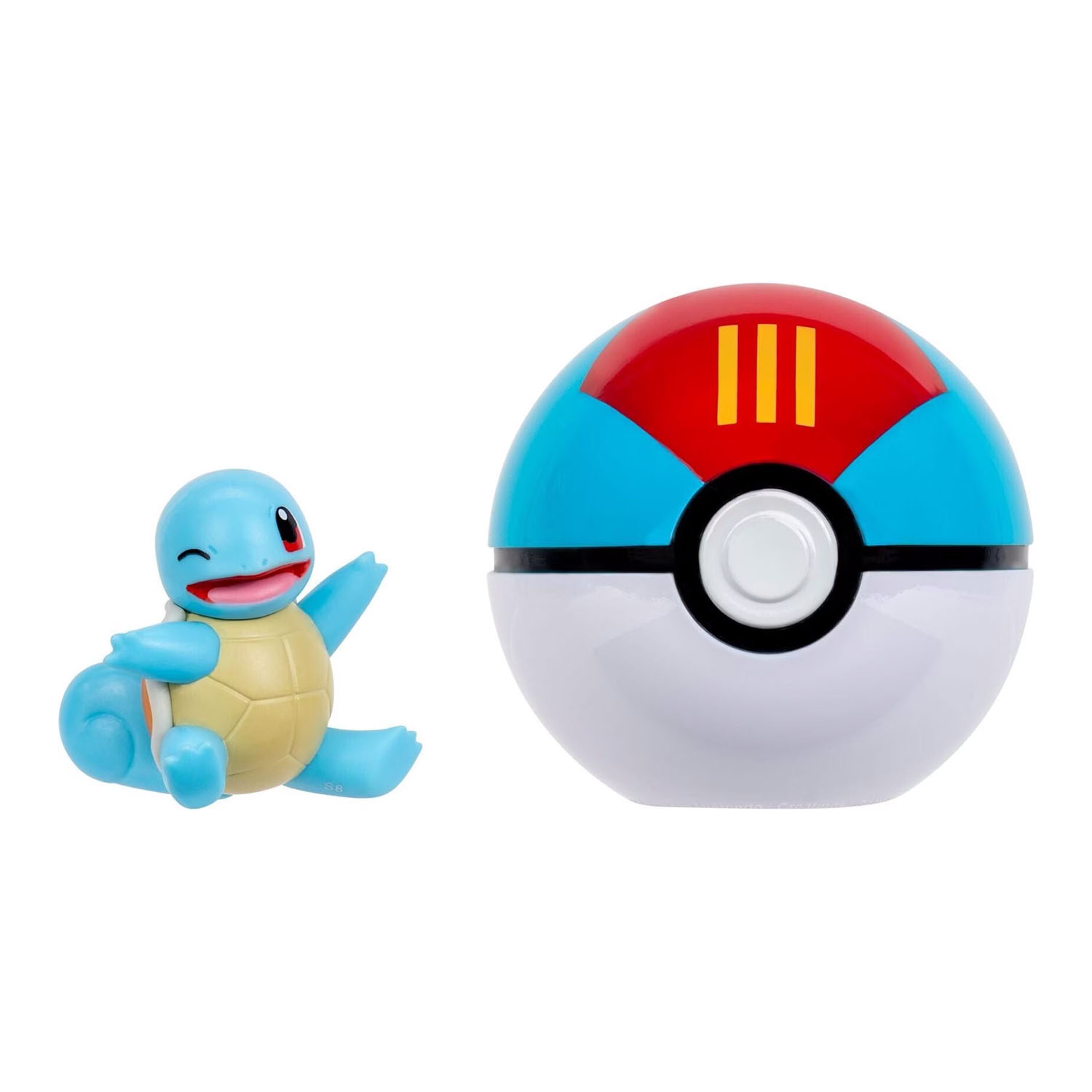 Pokemon Clip 'N' Go Poke Ball ve Squirtle Figür PKW4164