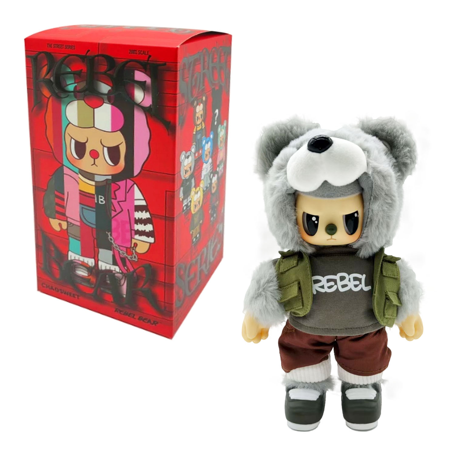 Rebel Bear Cadde Serisi Pozlanabilir Sürpriz Figür CSRB008