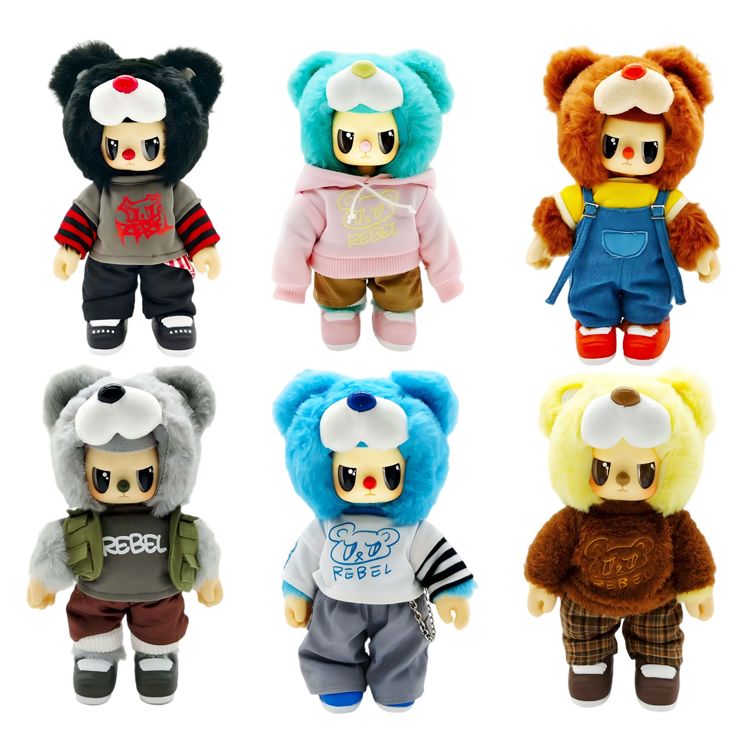 Rebel Bear Cadde Serisi Pozlanabilir Sürpriz Figür CSRB008