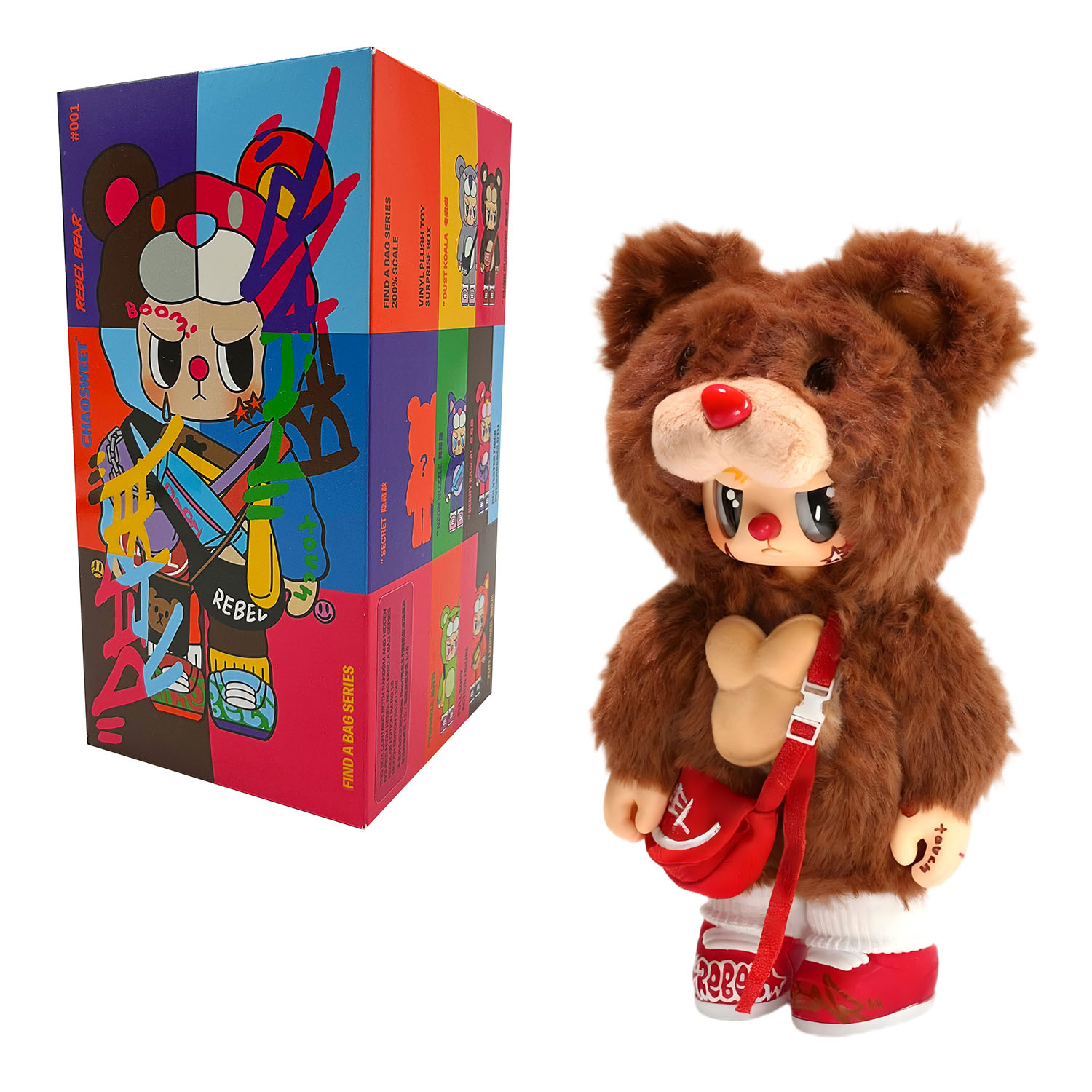 Rebel Bear Pozlanabilir Sürpriz Figür Çantalı Seri CSRB005