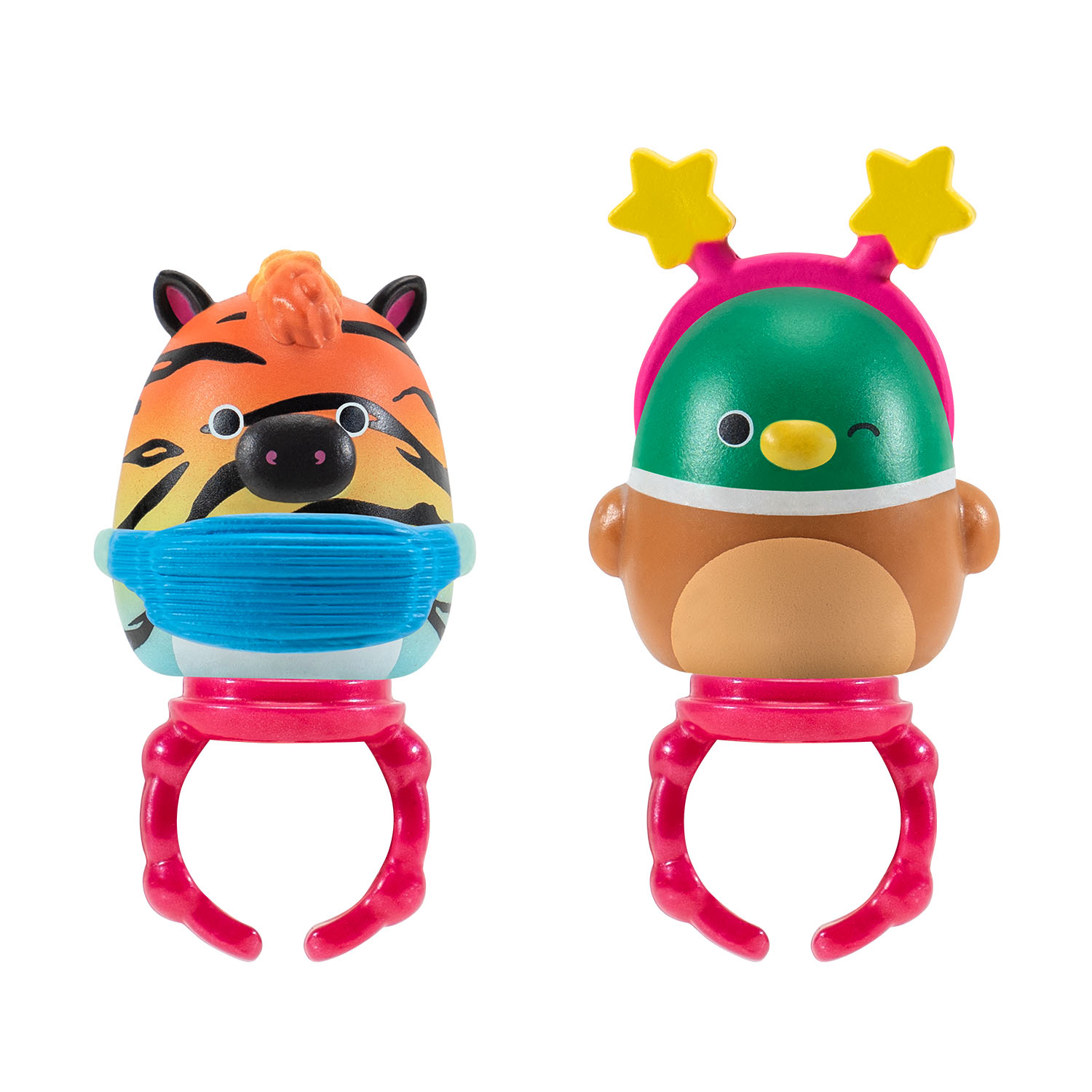 Squish-a-longs 8 Figür + Yüzük Set Seri 1 AL0083