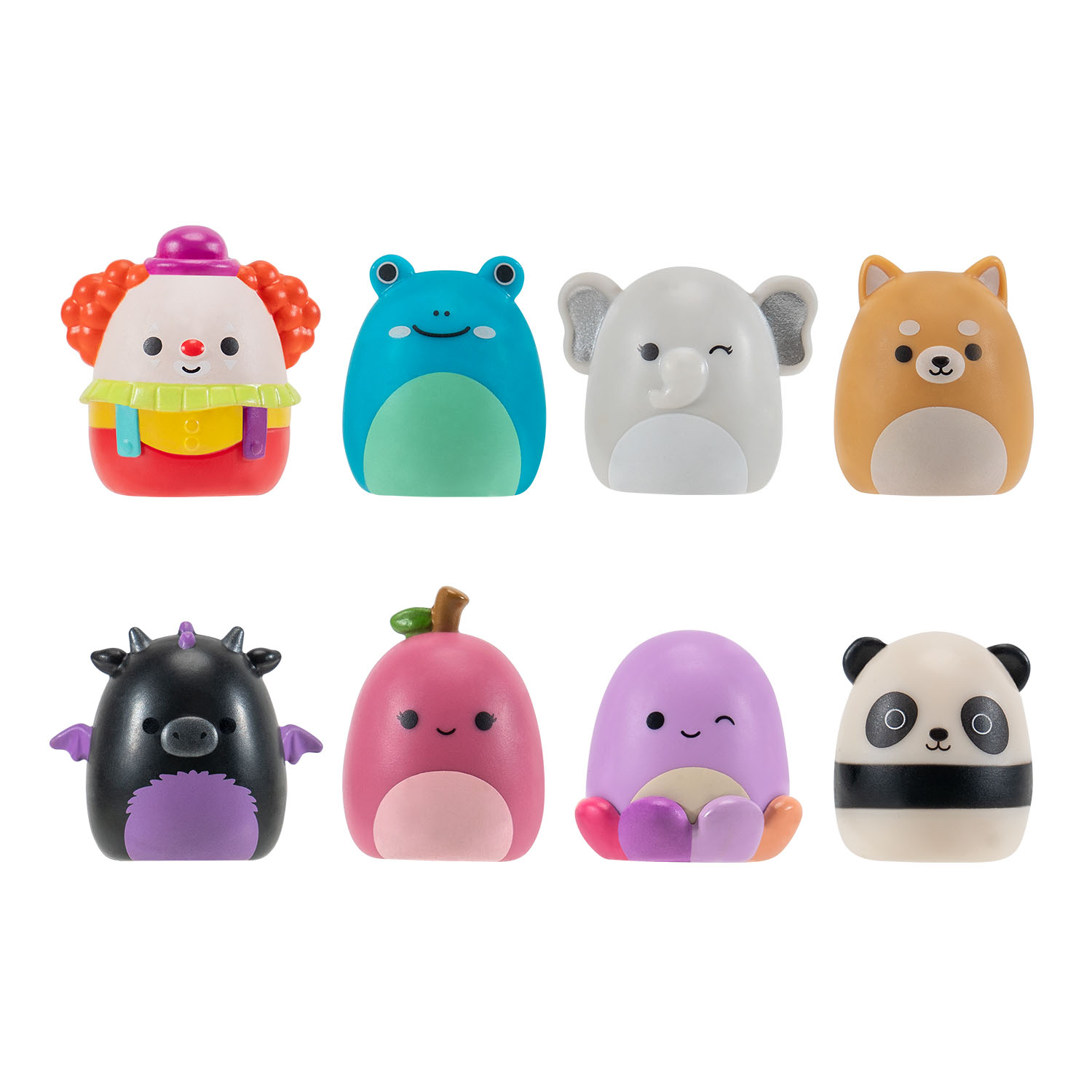 Squish-a-longs 8 Figür + Yüzük Set Seri 1 AL0082
