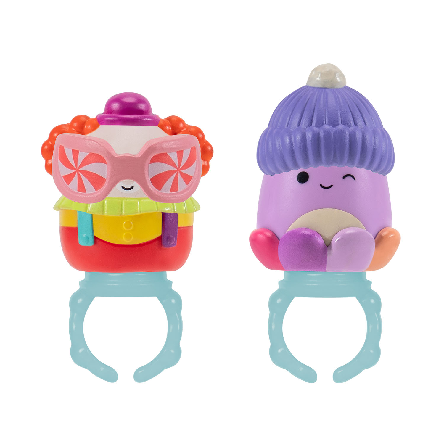 Squish-a-longs 8 Figür + Yüzük Set Seri 1 AL0082