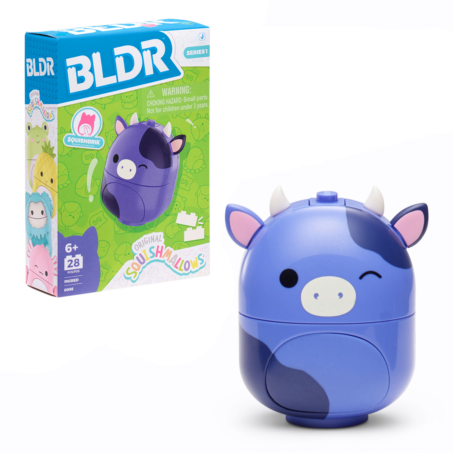 BLDR Squishmallows Tekli Paket Seri 1 - İnek Ingred CNS0056