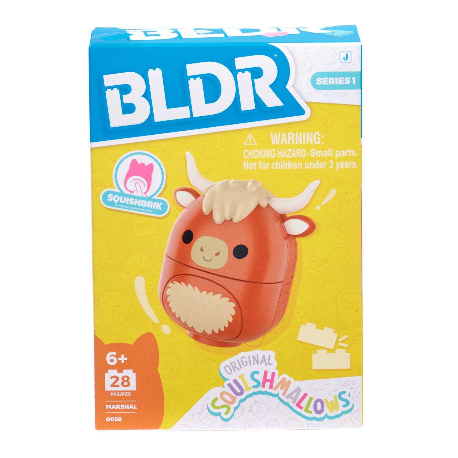 BLDR Squishmallows Tekli Paket Seri 1 - Sığır Marshal CNS0058