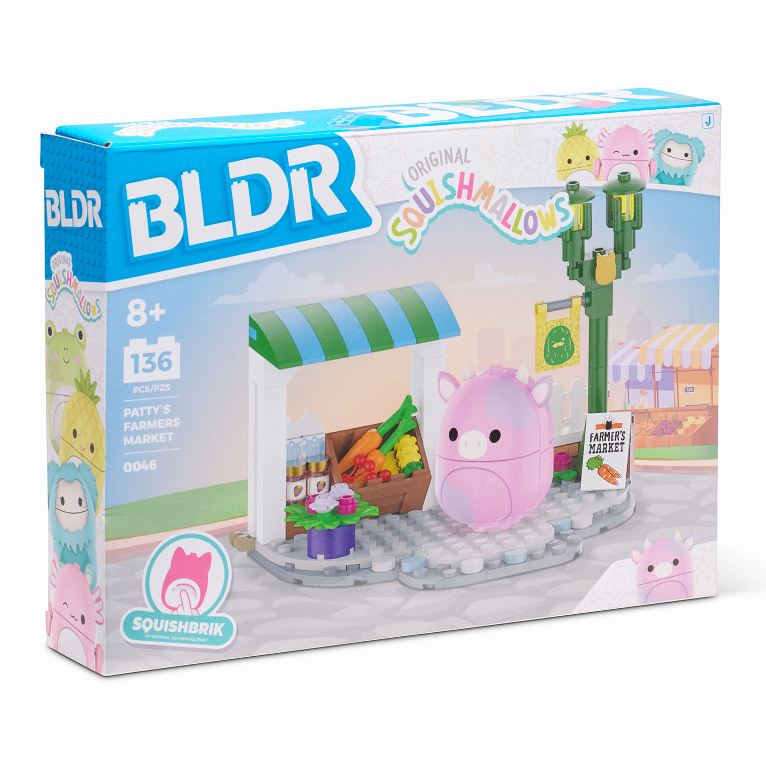 BLDR Squishmallows Oyun Seti - İnek Patty'nin Çiftlik Pazarı CNS0