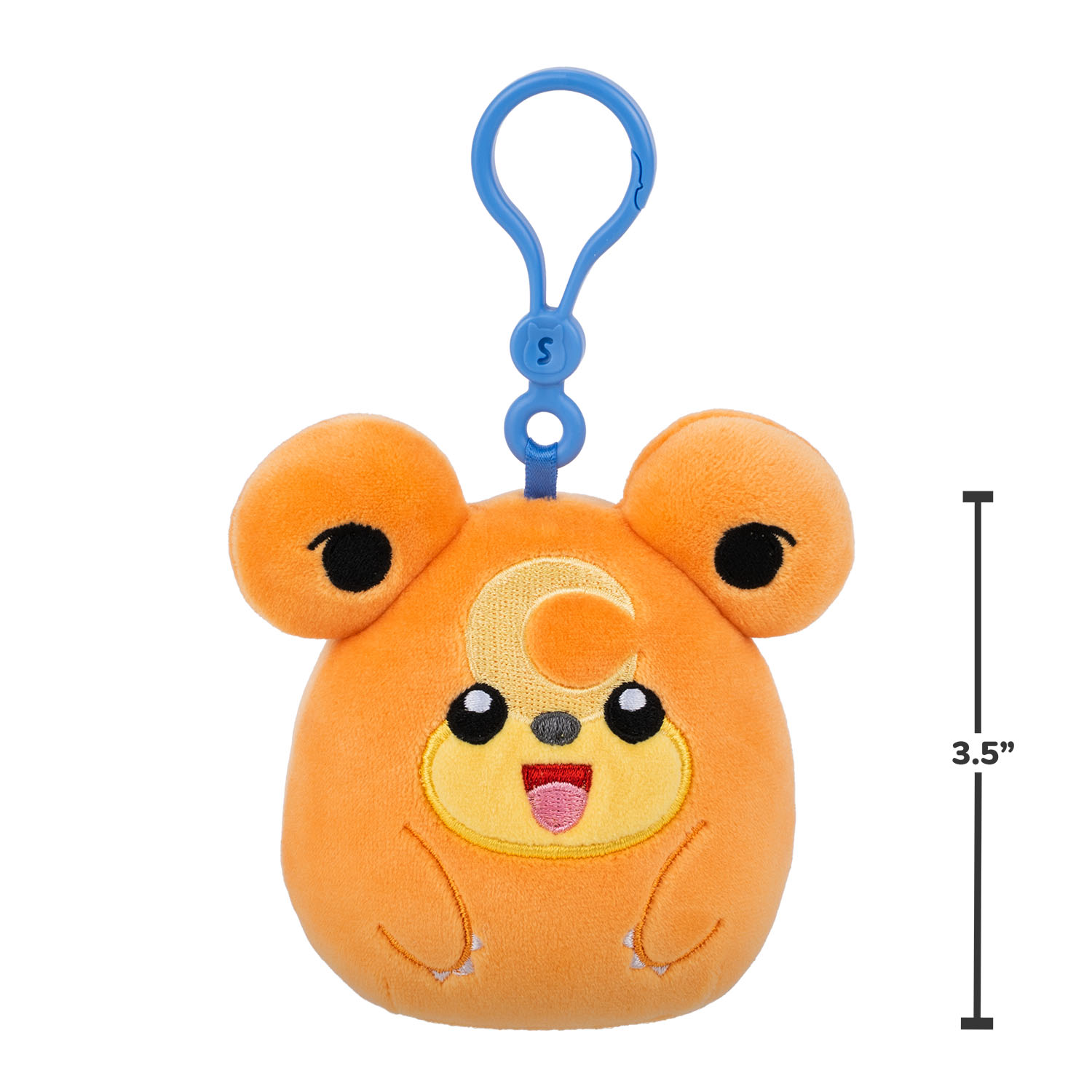 Squishmallows Pokemon Serisi Klipsli - Teddiursa 9 cm PK00326