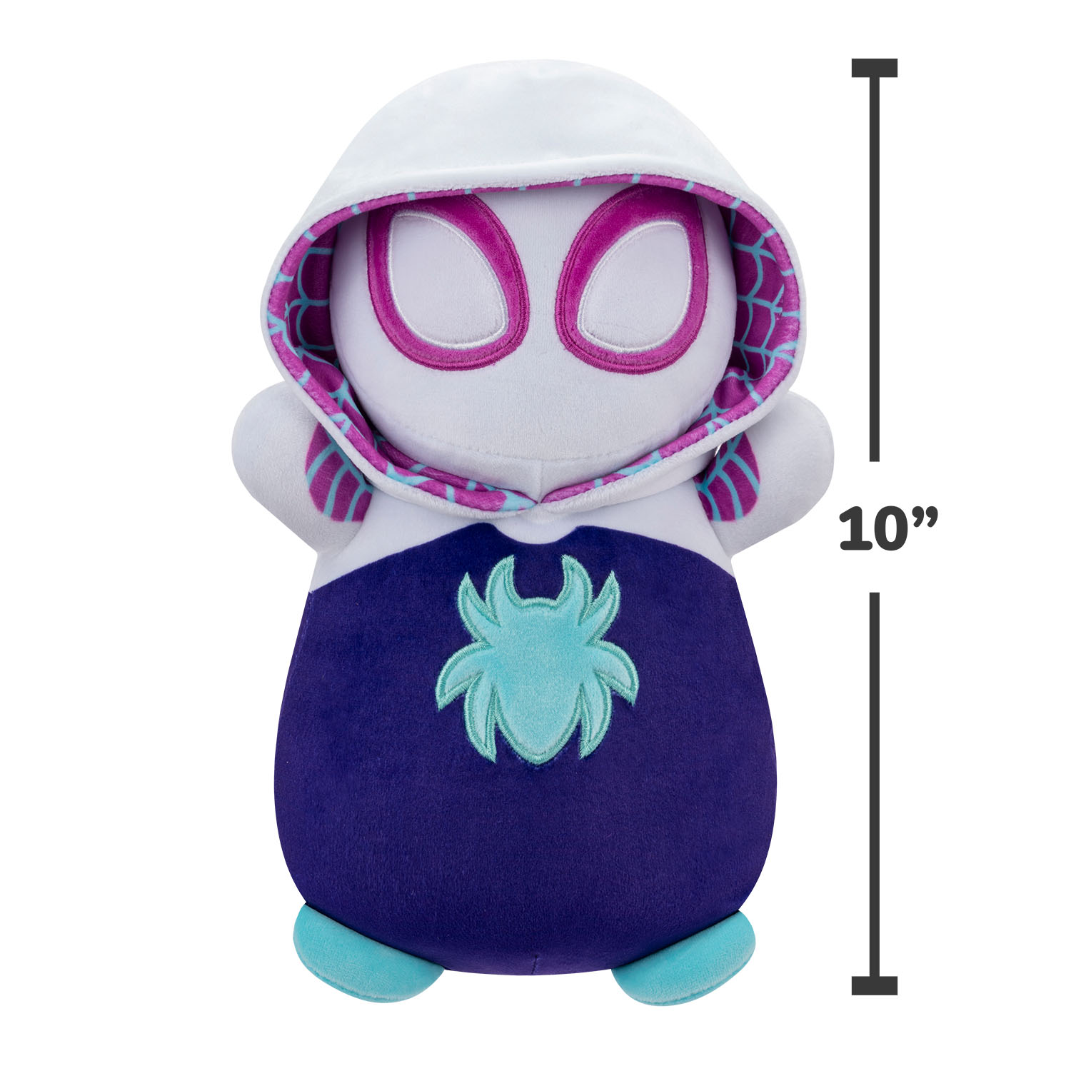 Squishmallows HugMees Spidey Serisi - Ghost-Spider 25 cm SF00003