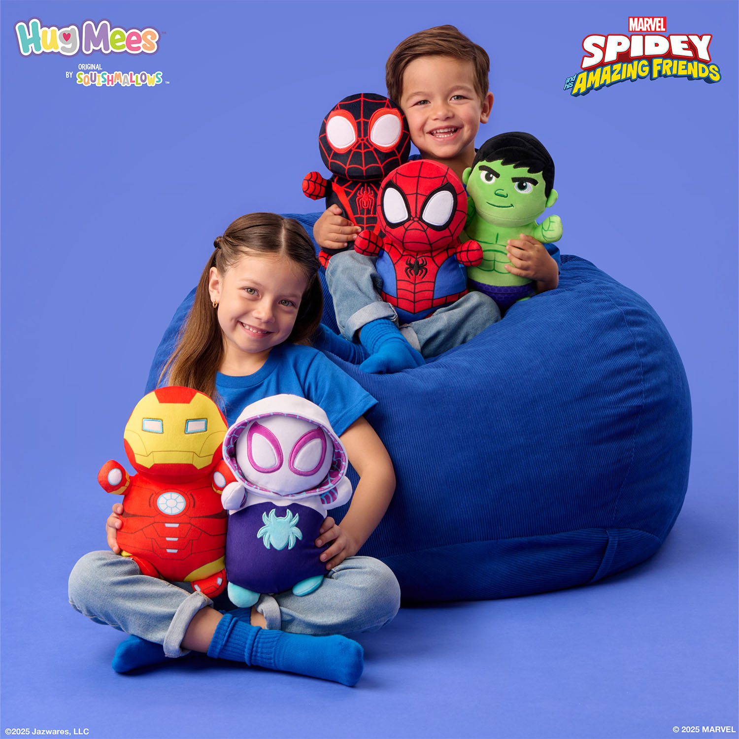 Squishmallows HugMees Spidey Serisi - Iron Man 25 cm SF00009