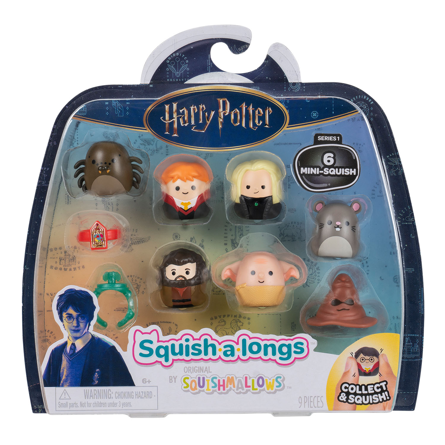 Squish-a-longs Harry Potter Serisi 6'lı Figür Seri 1 AL0106